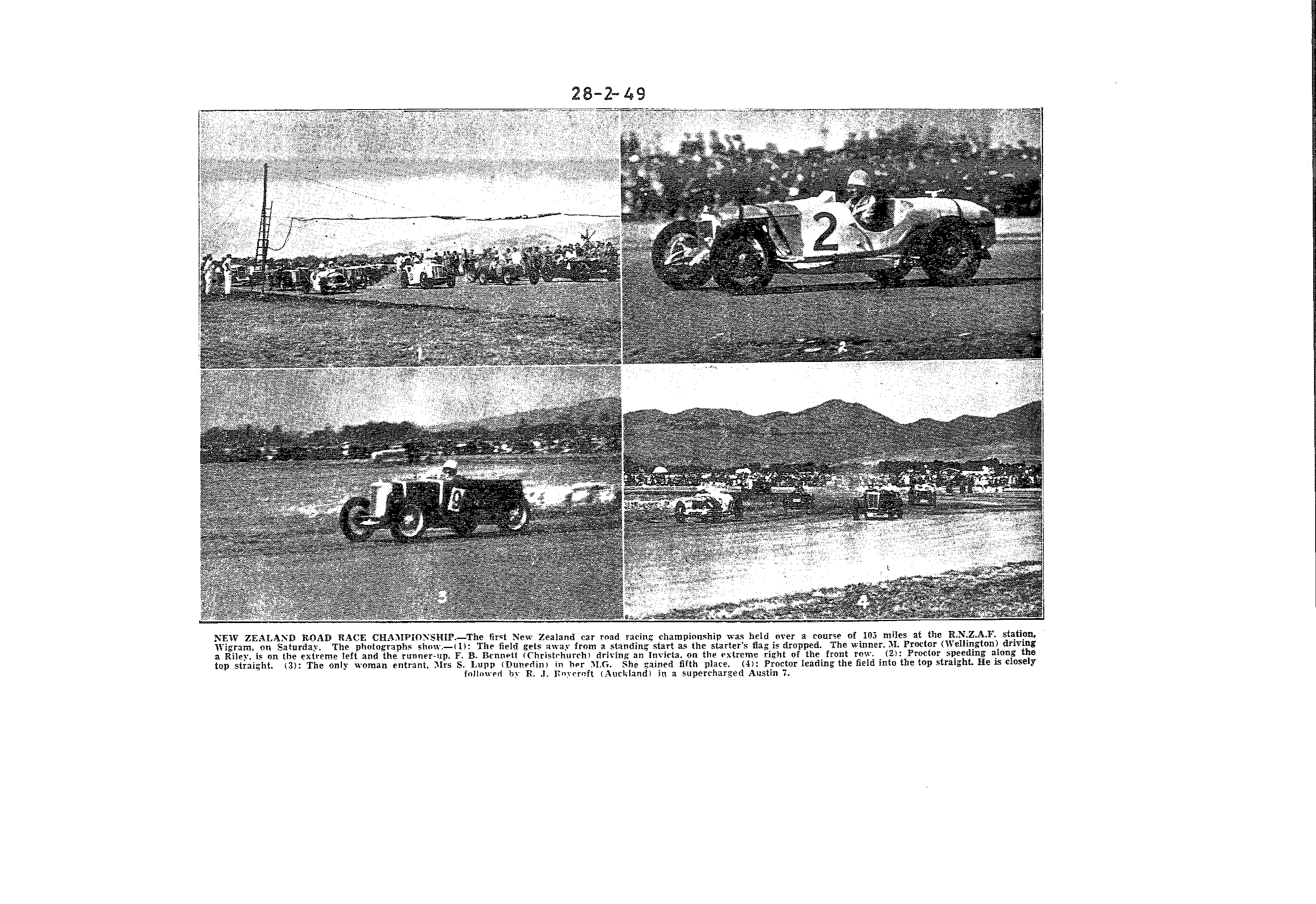 Scan of the clipping page, 28 February 1949