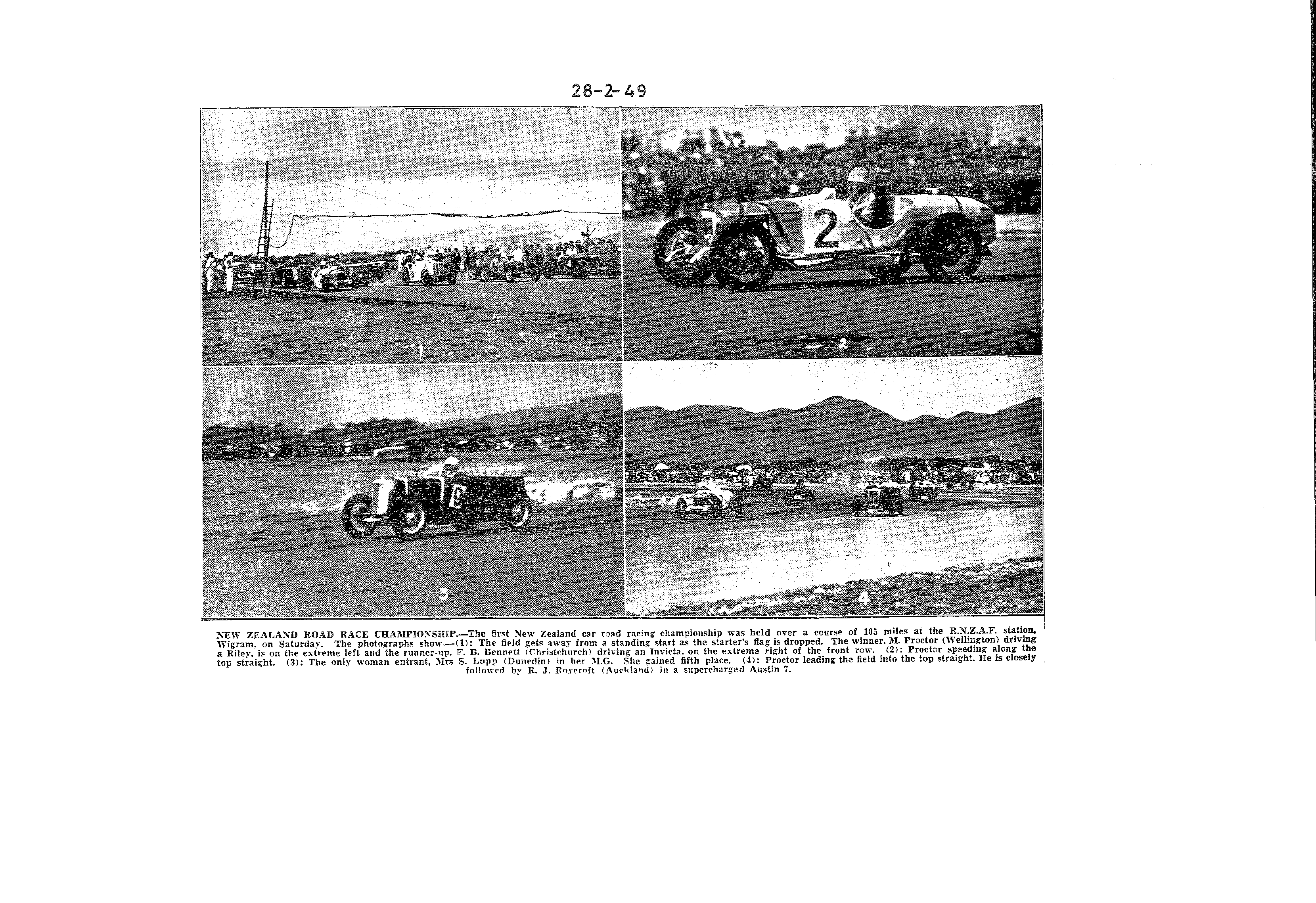 Scan of the clipping page, 28 February 1949