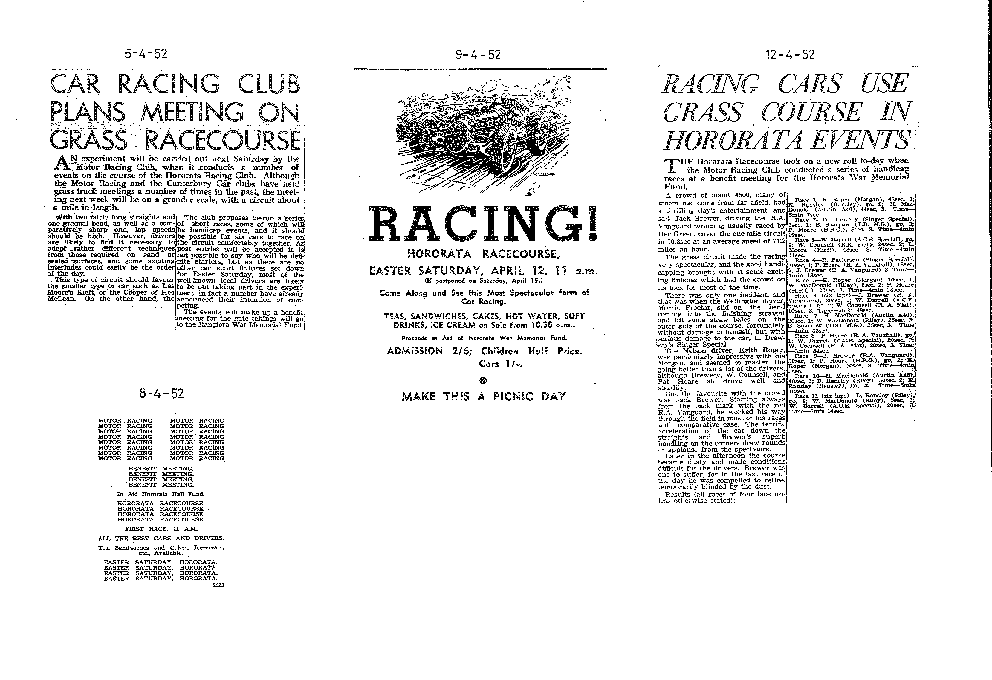 Scan of the clipping page, 5 April 1952