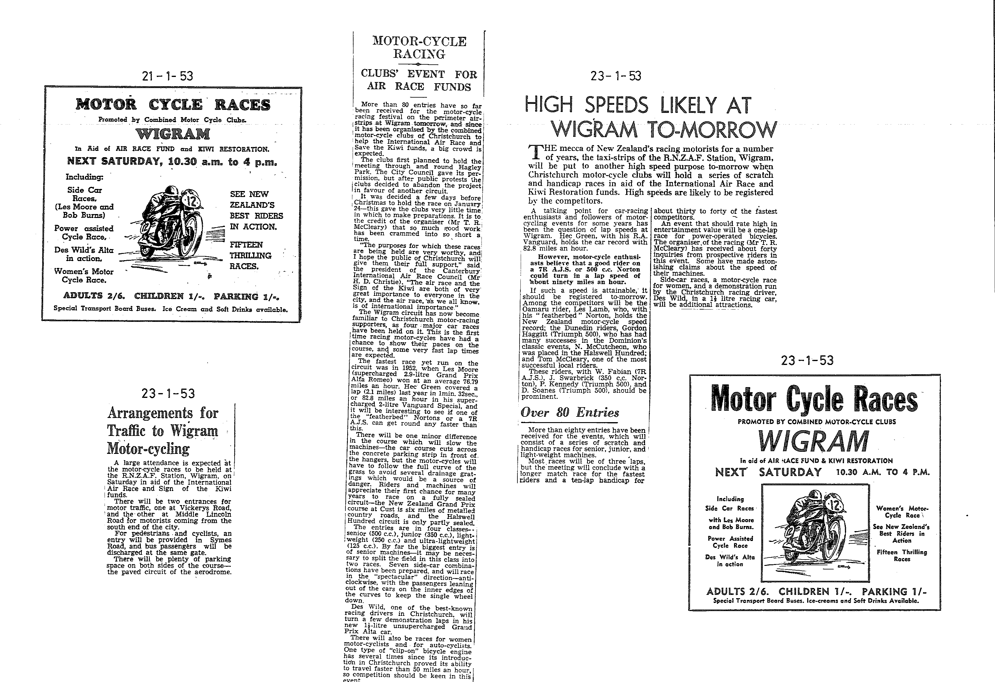 Scan of the clipping page, 21 January 1953