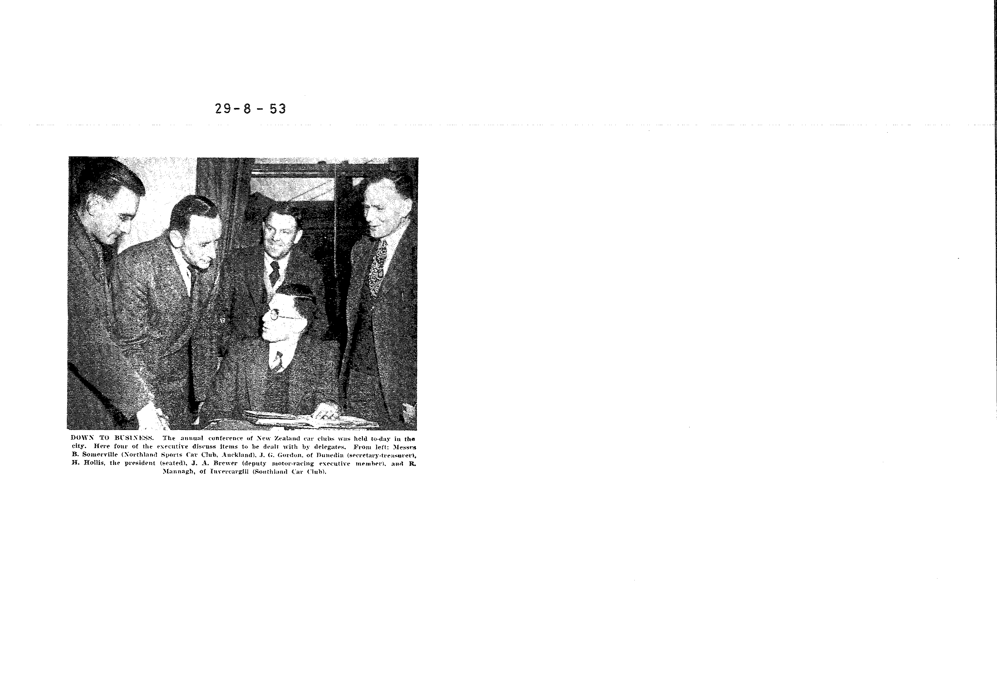 Scan of the clipping page, 29 August 1953