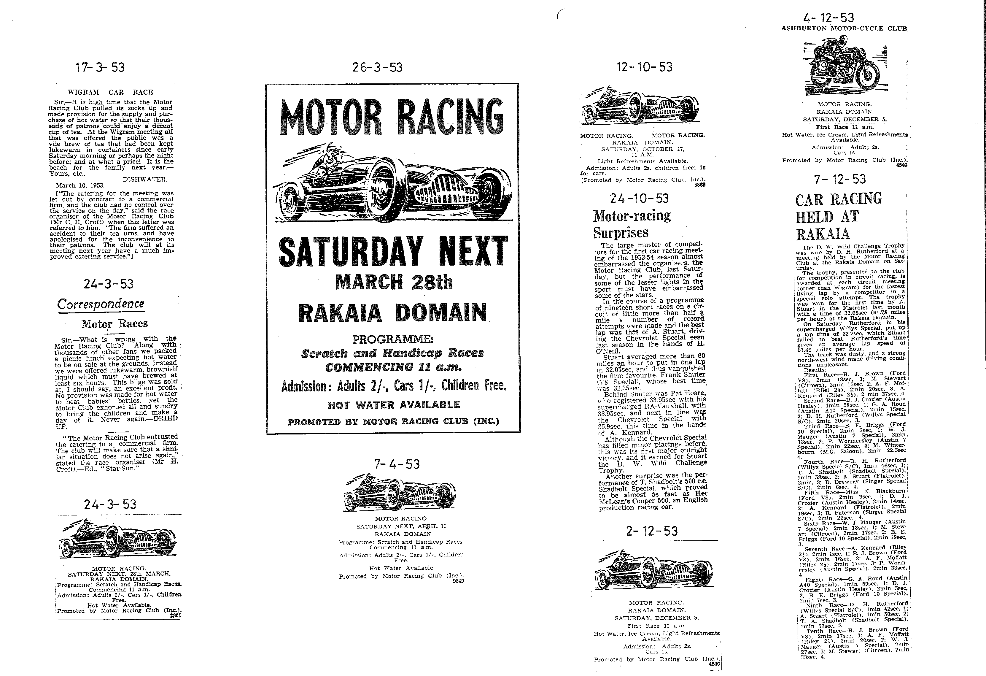 Scan of the clipping page, 17 March 1953