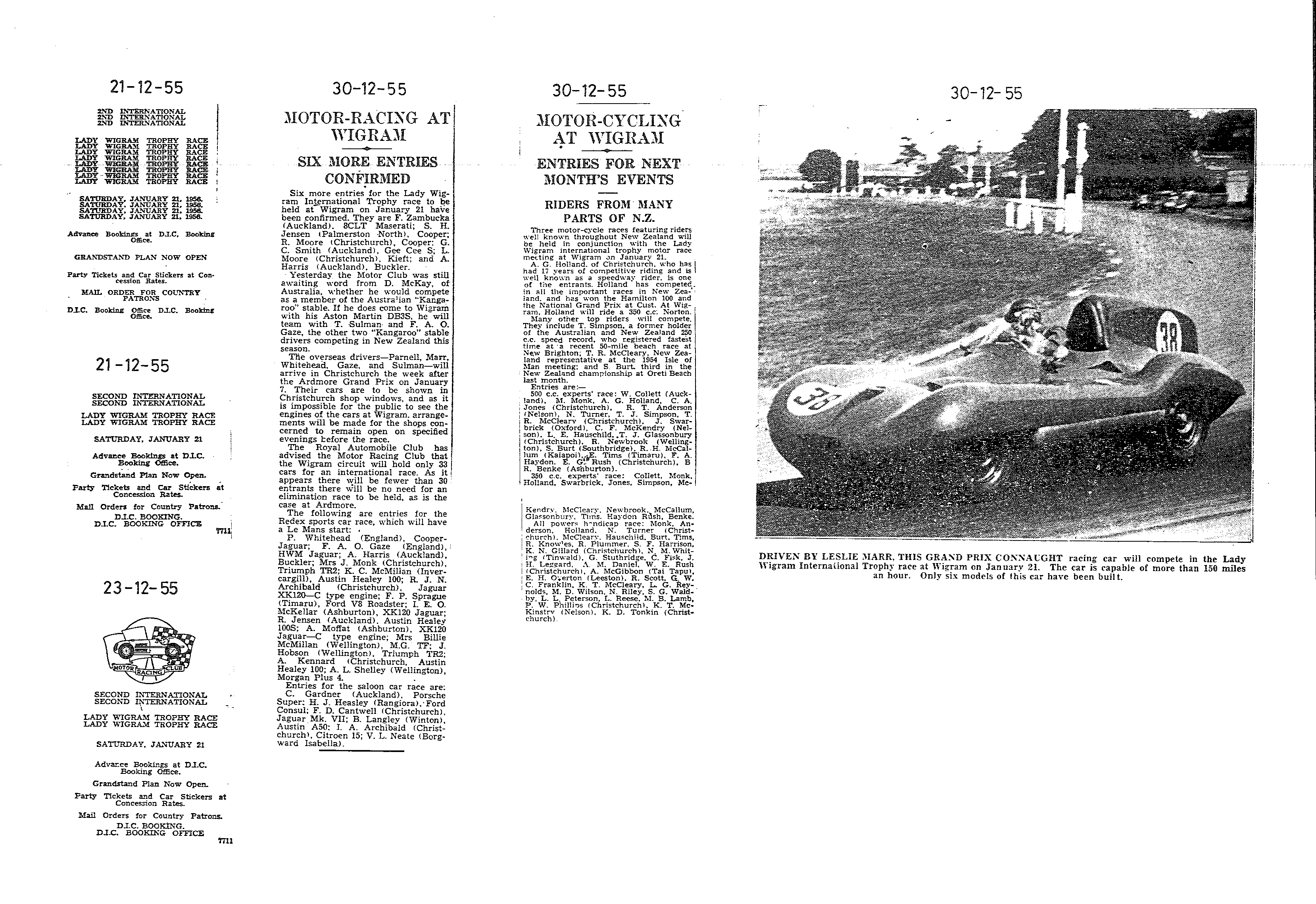 Scan of the clipping page, 21 December 1955