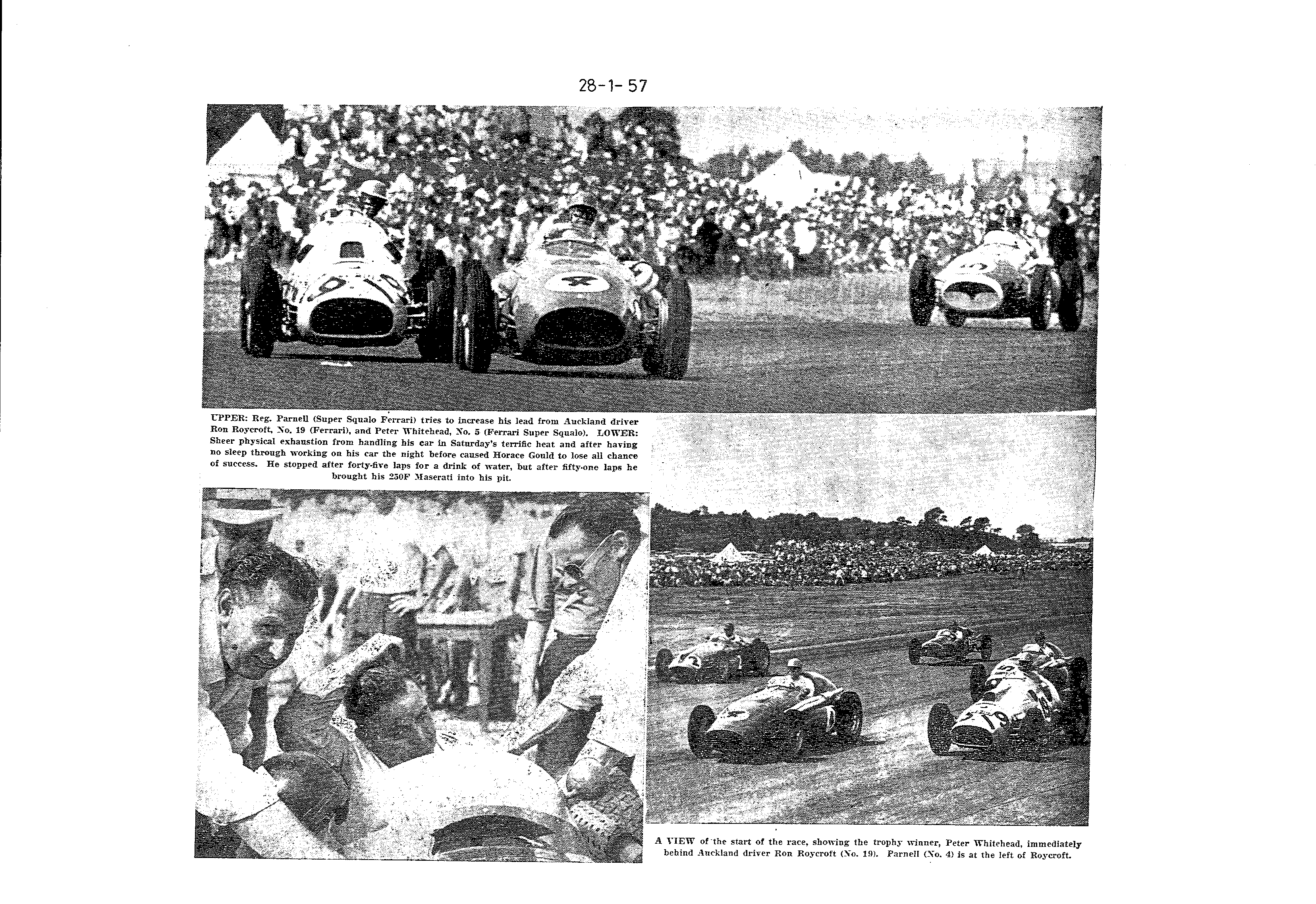 Scan of the clipping page, 28 January 1957