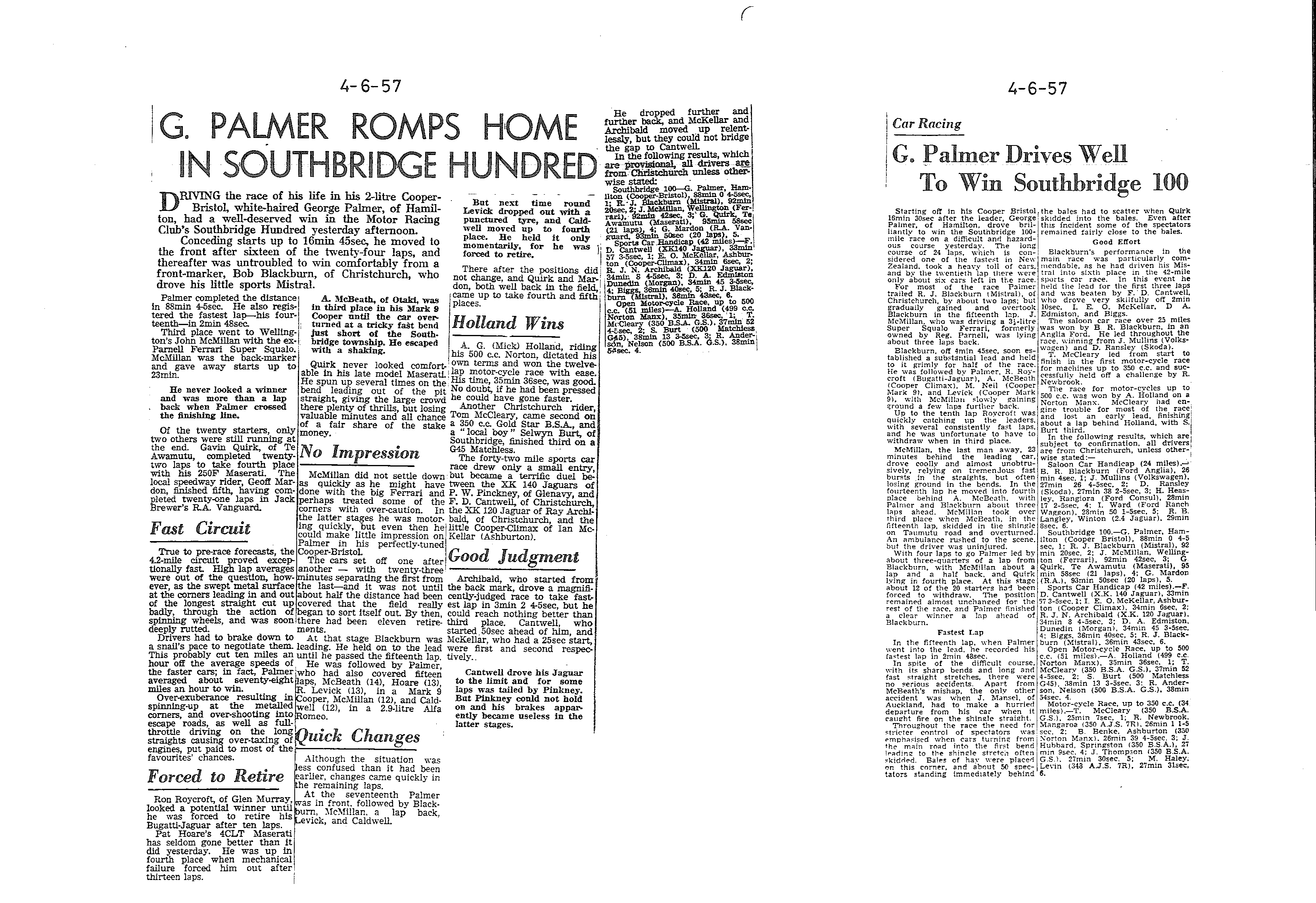 Scan of the clipping page, 4 June 1957