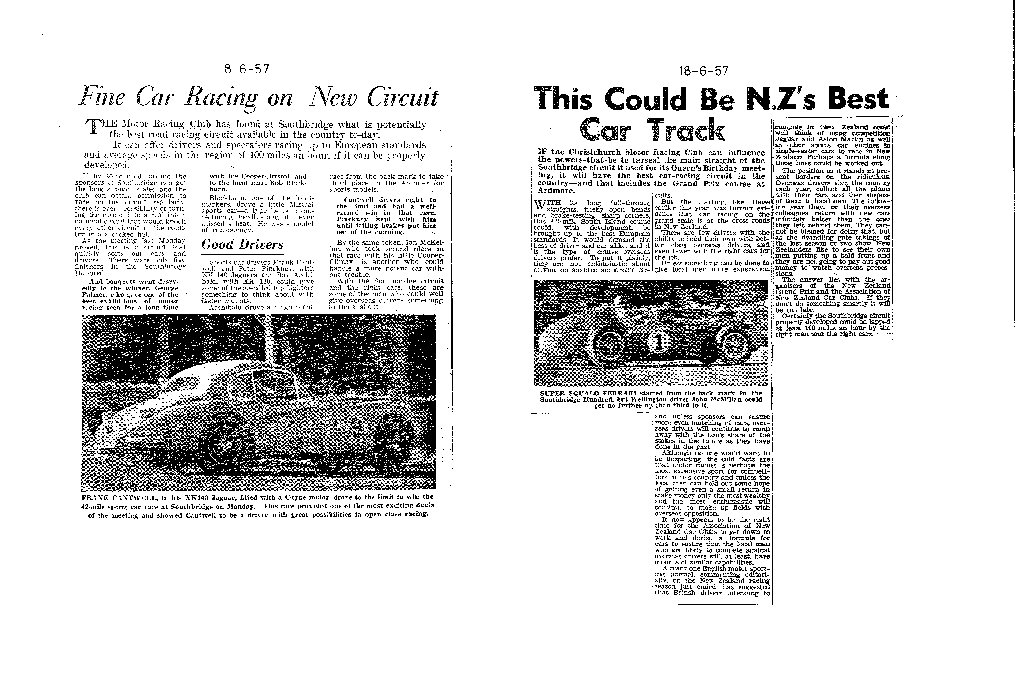 Scan of the clipping page, 8 June 1957