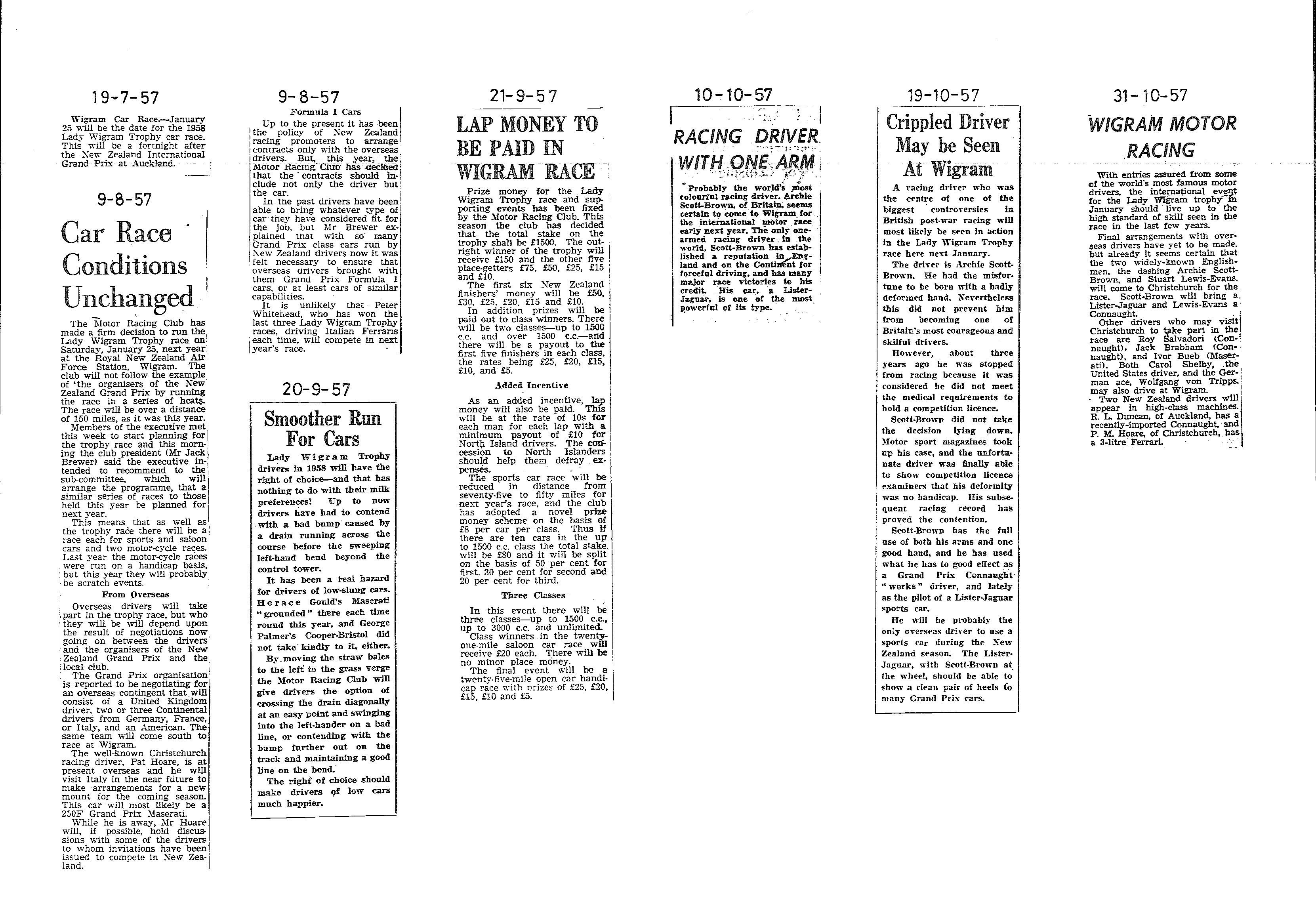 Scan of the clipping page, 19 July 1957