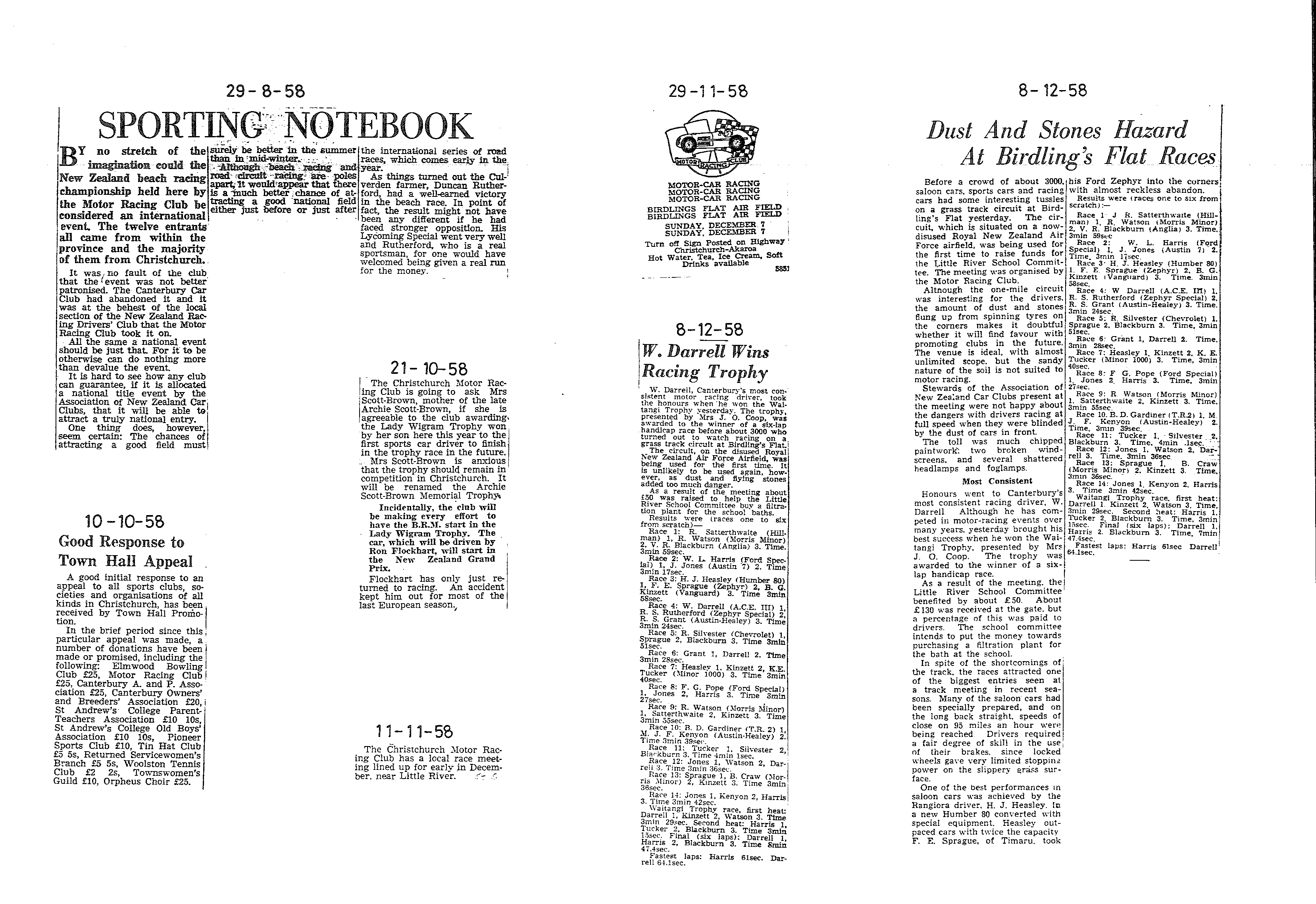 Scan of the clipping page, 29 August 1958