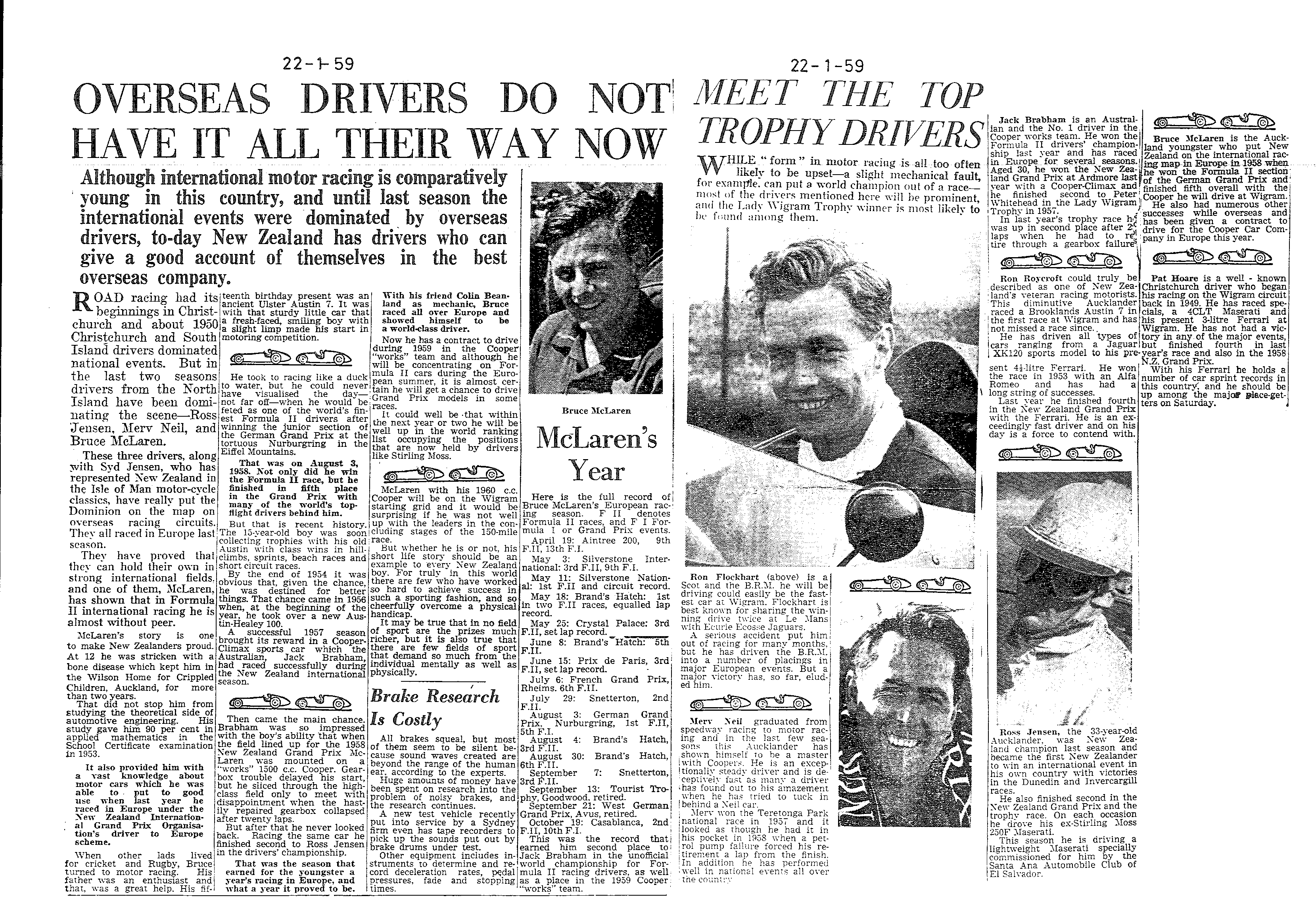 Scan of the clipping page, 22 January 1959