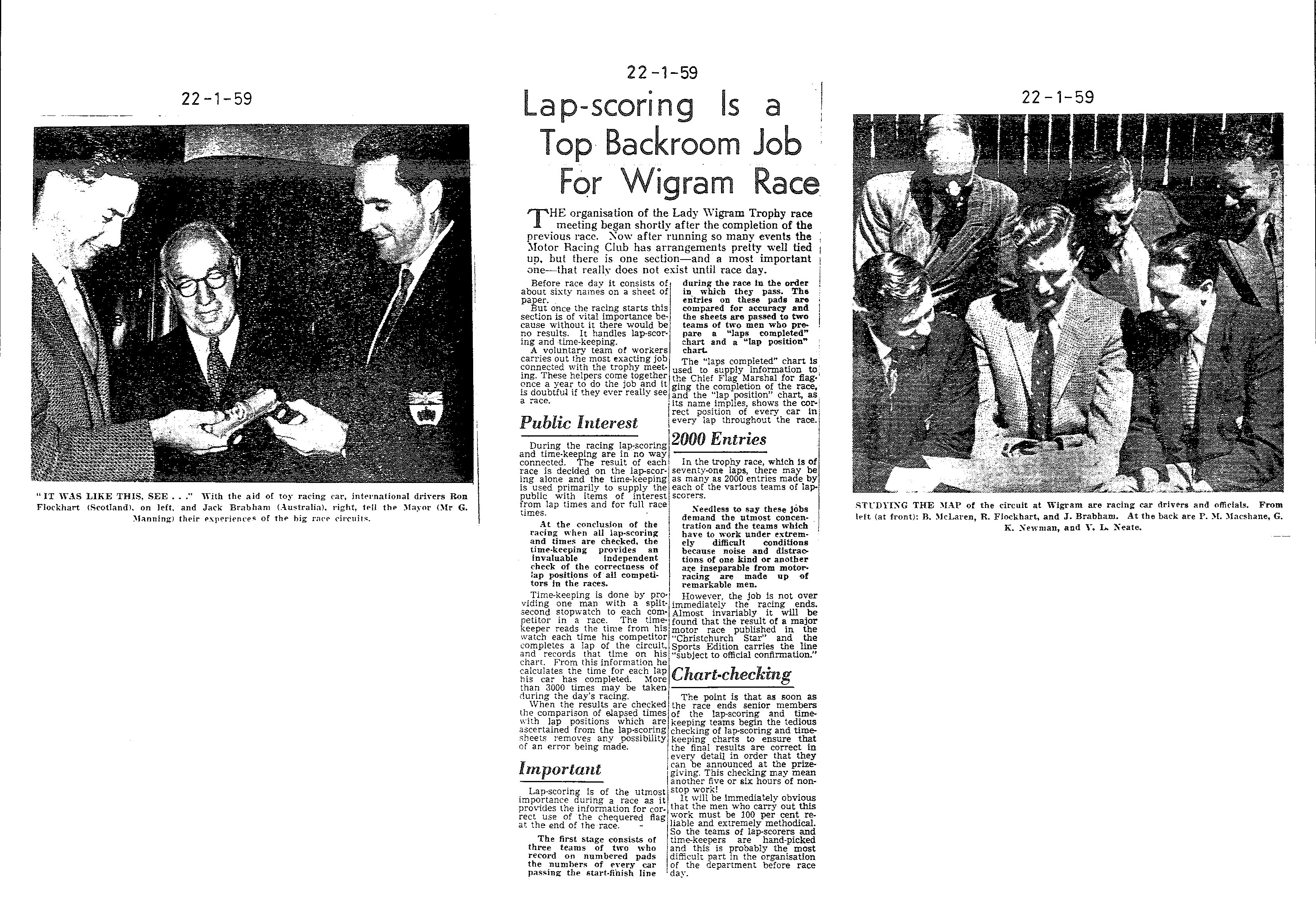 Scan of the clipping page, 22 January 1959