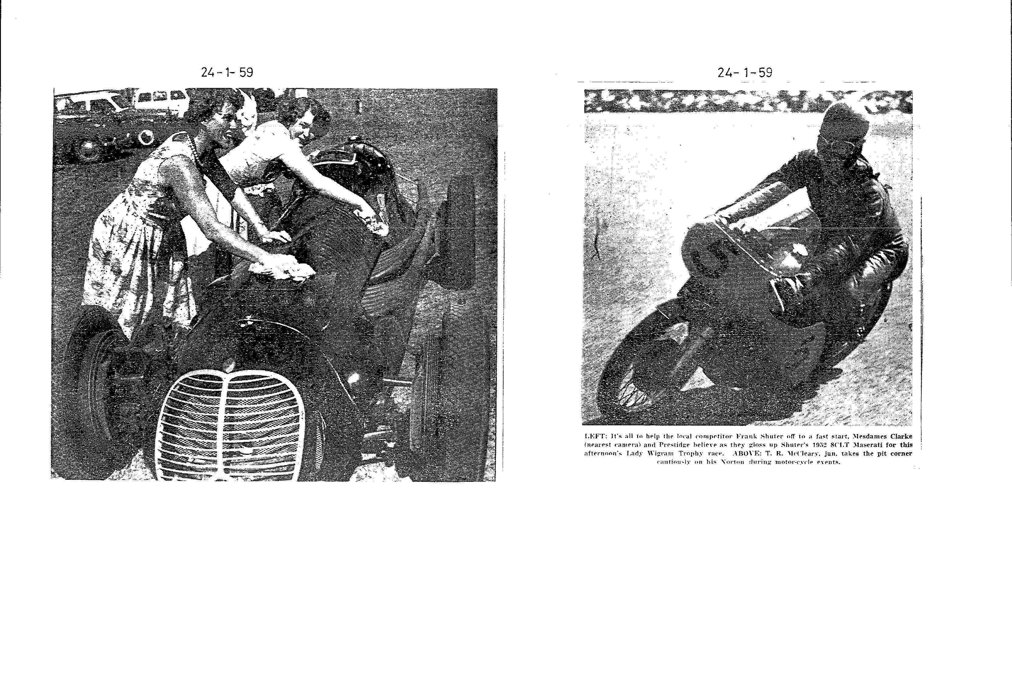Scan of the clipping page, 24 January 1959