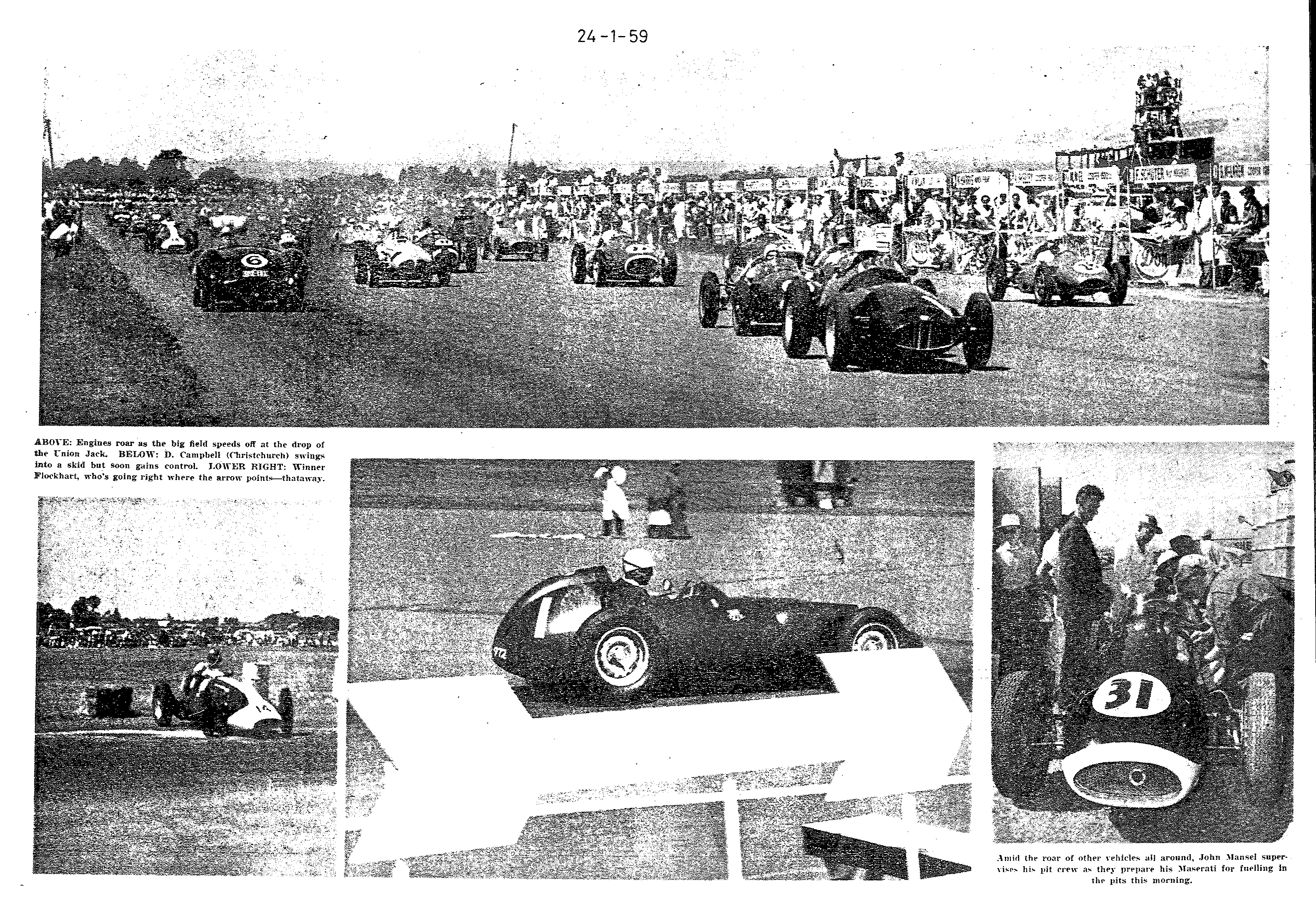 Scan of the clipping page, 24 January 1959