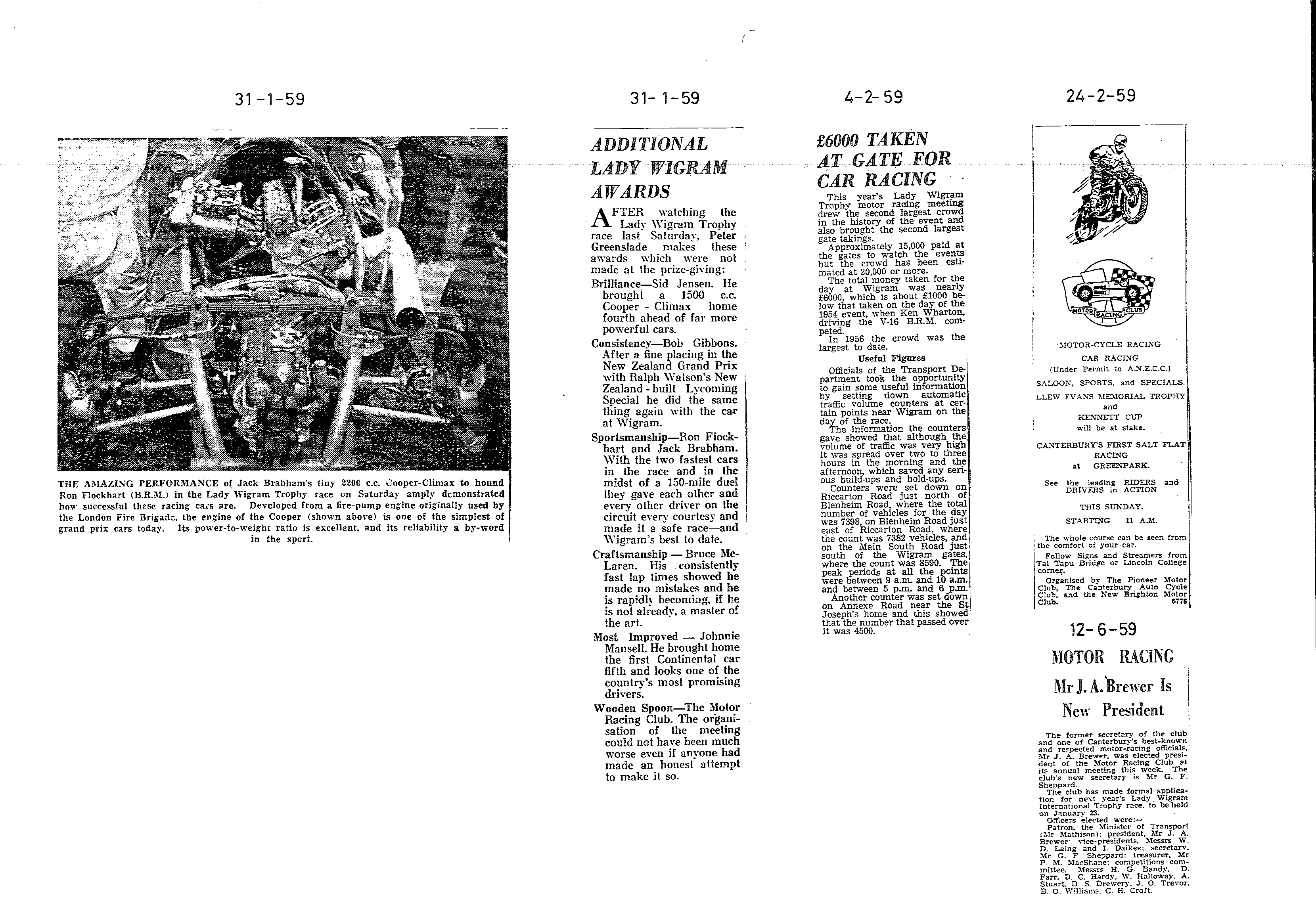 Scan of the clipping page, 31 January 1959