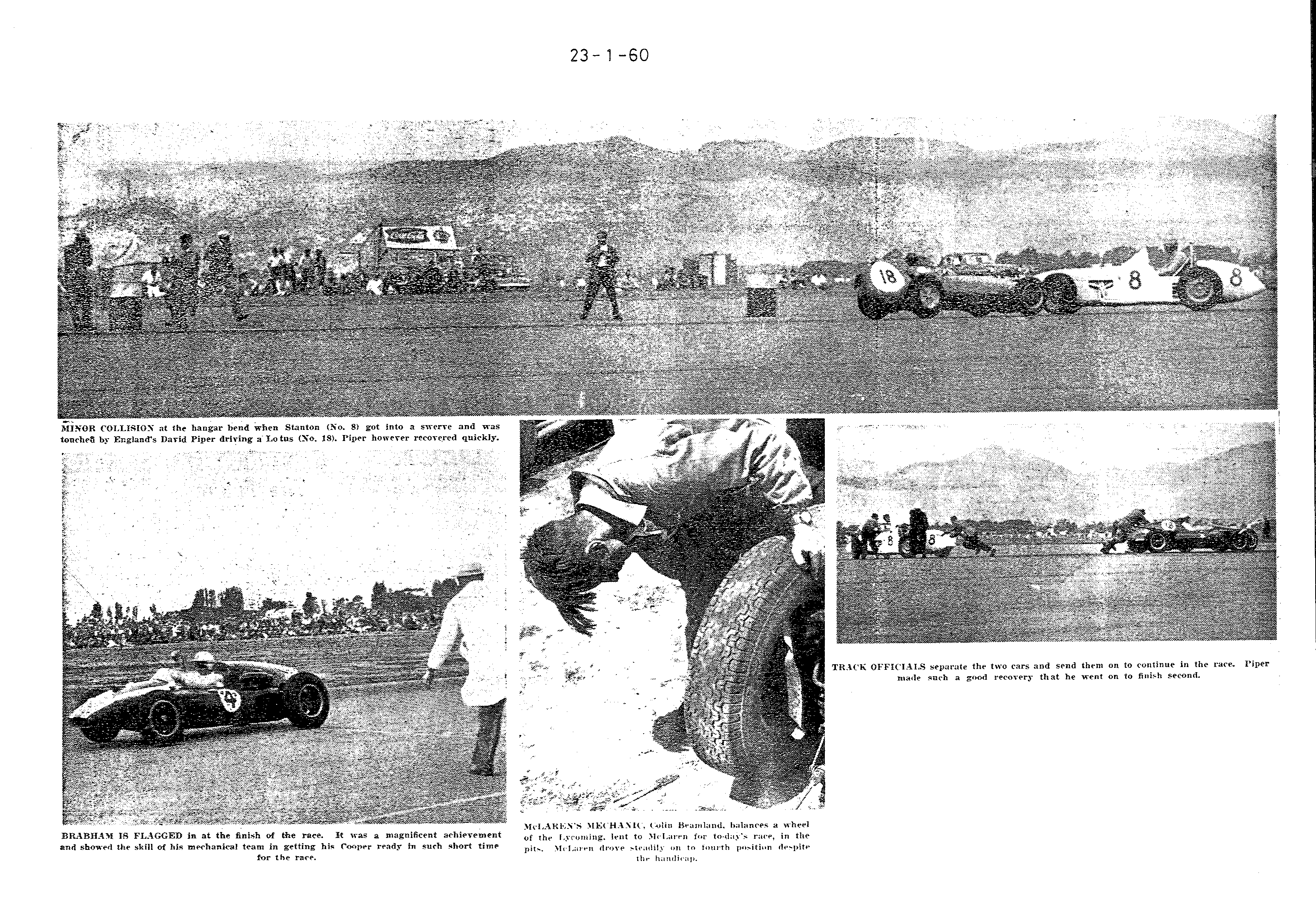 Scan of the clipping page, 23 January 1960