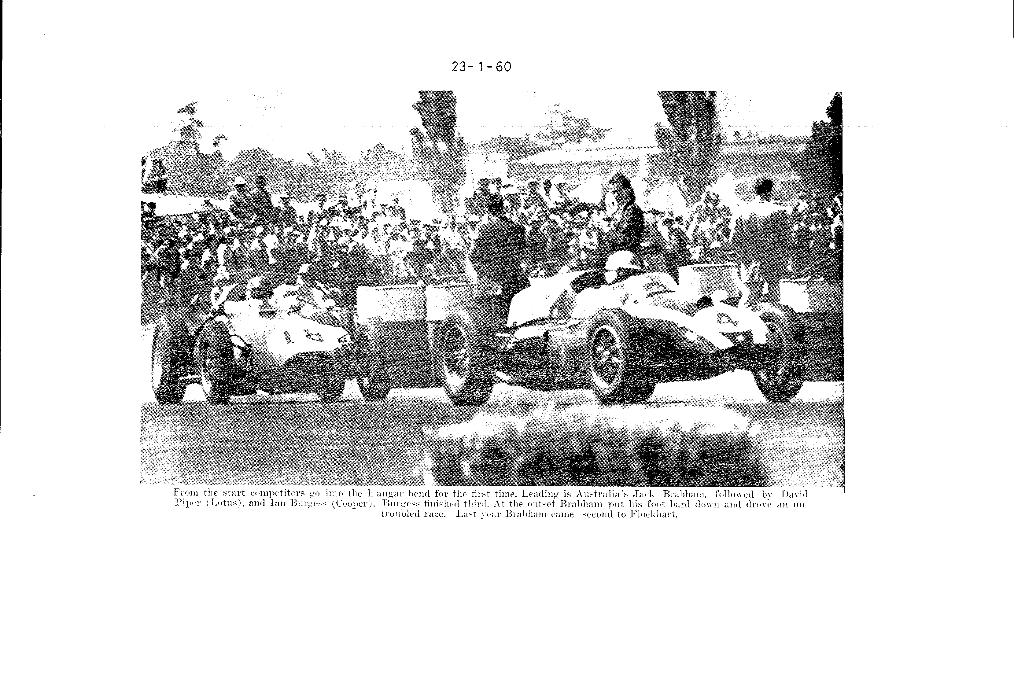 Scan of the clipping page, 23 January 1960