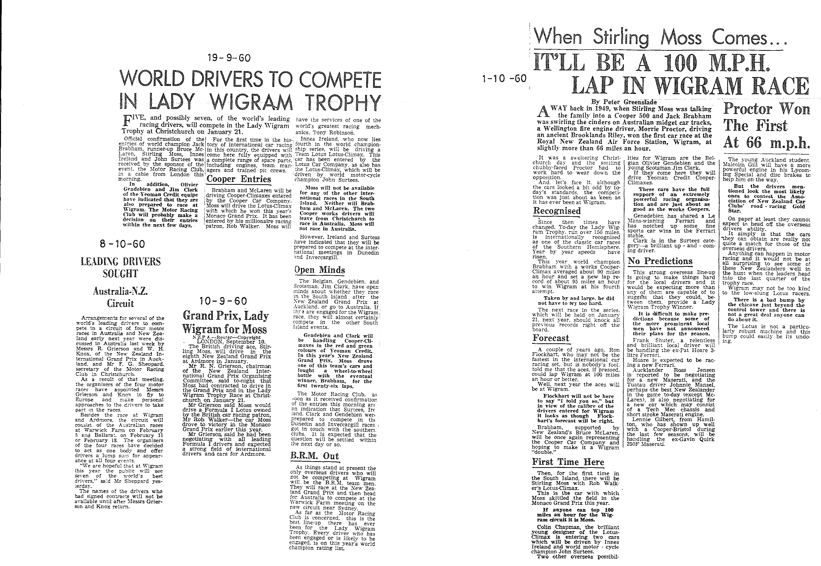 Scan of the clipping page, 19 September 1960