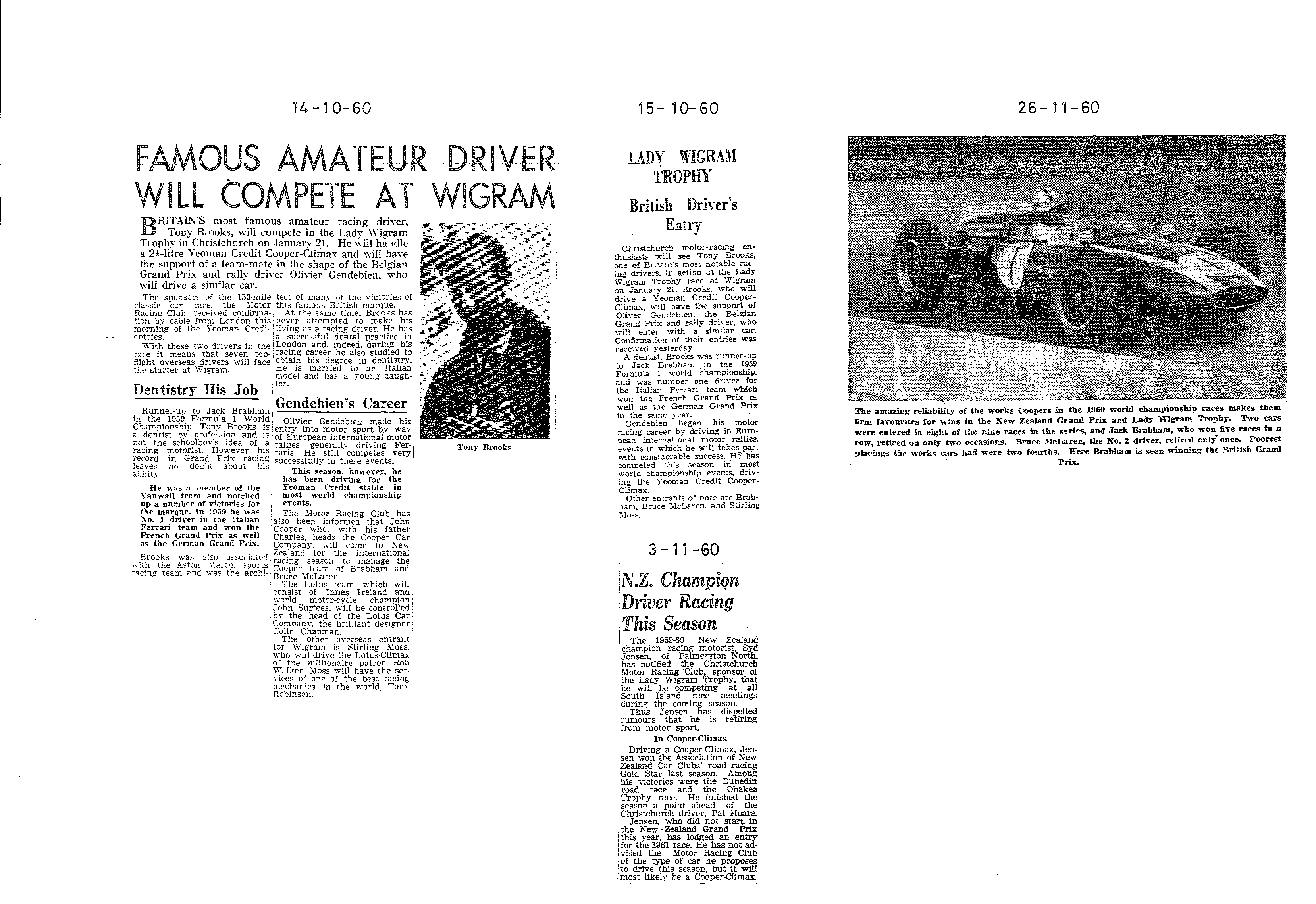 Scan of the clipping page, 14 October 1960