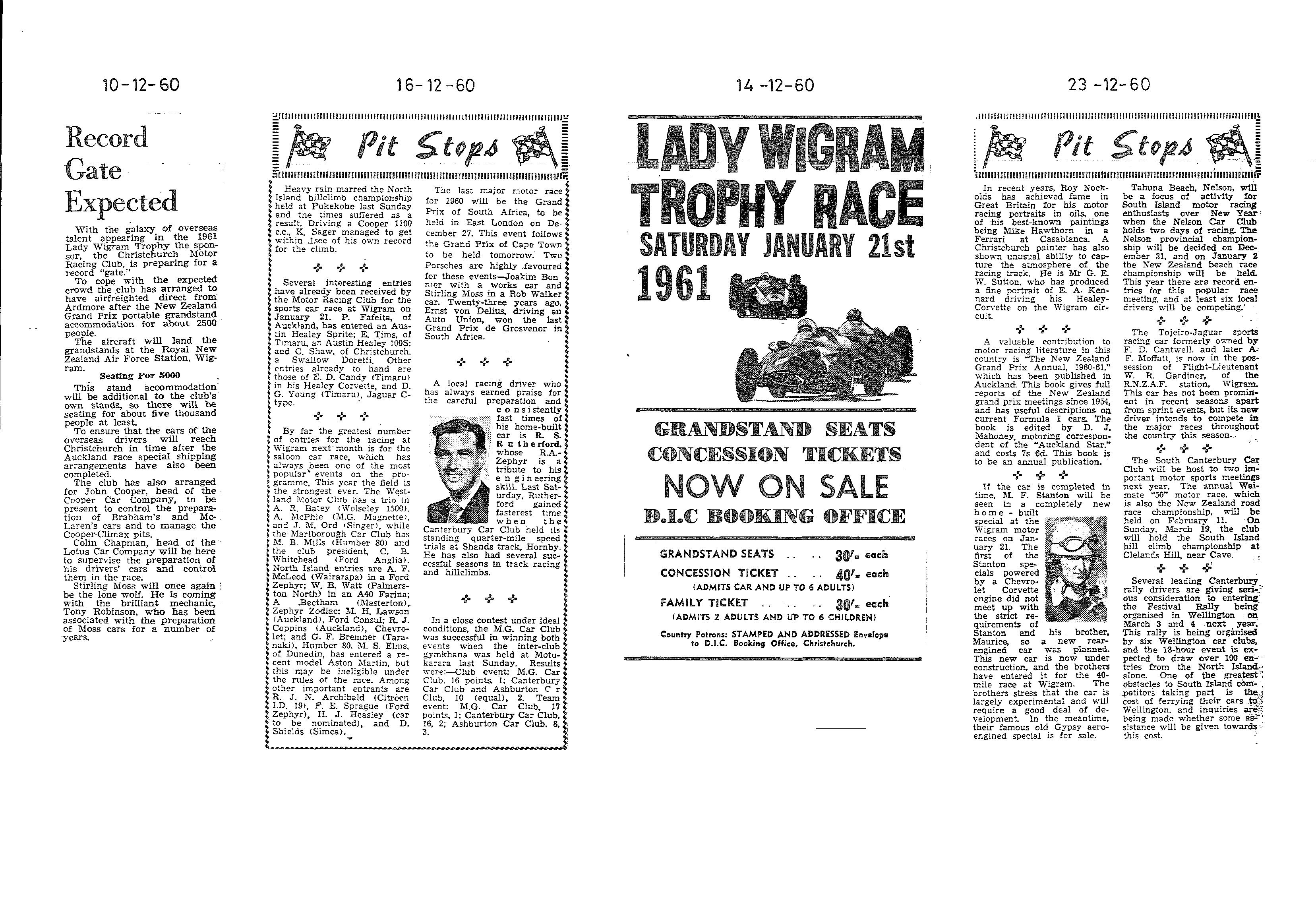 Scan of the clipping page, 10 December 1960