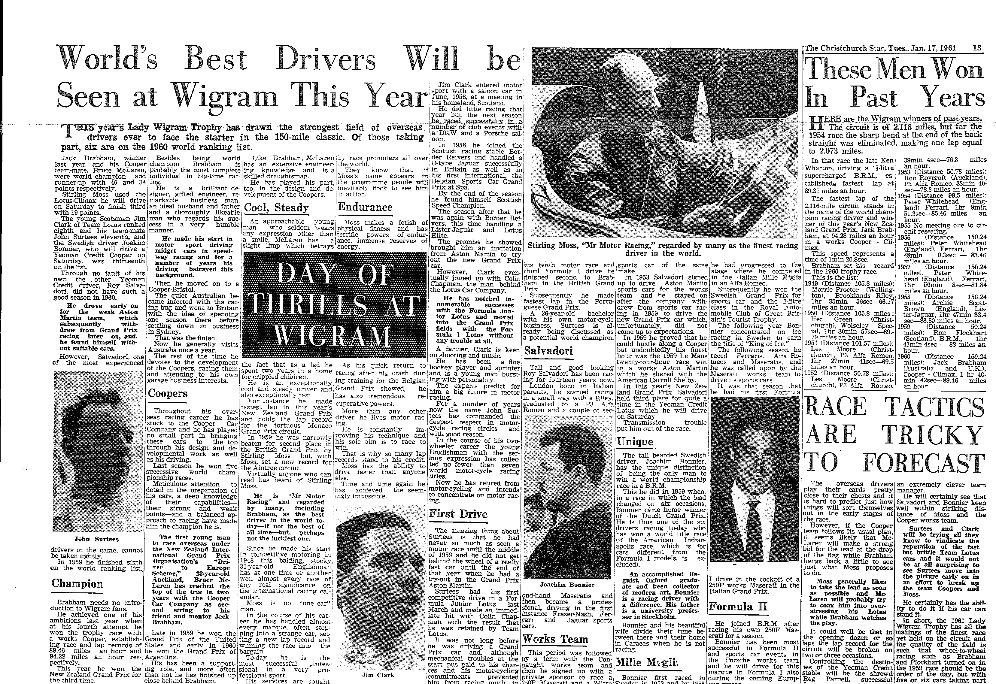 Scan of the clipping page, 17 January 1961