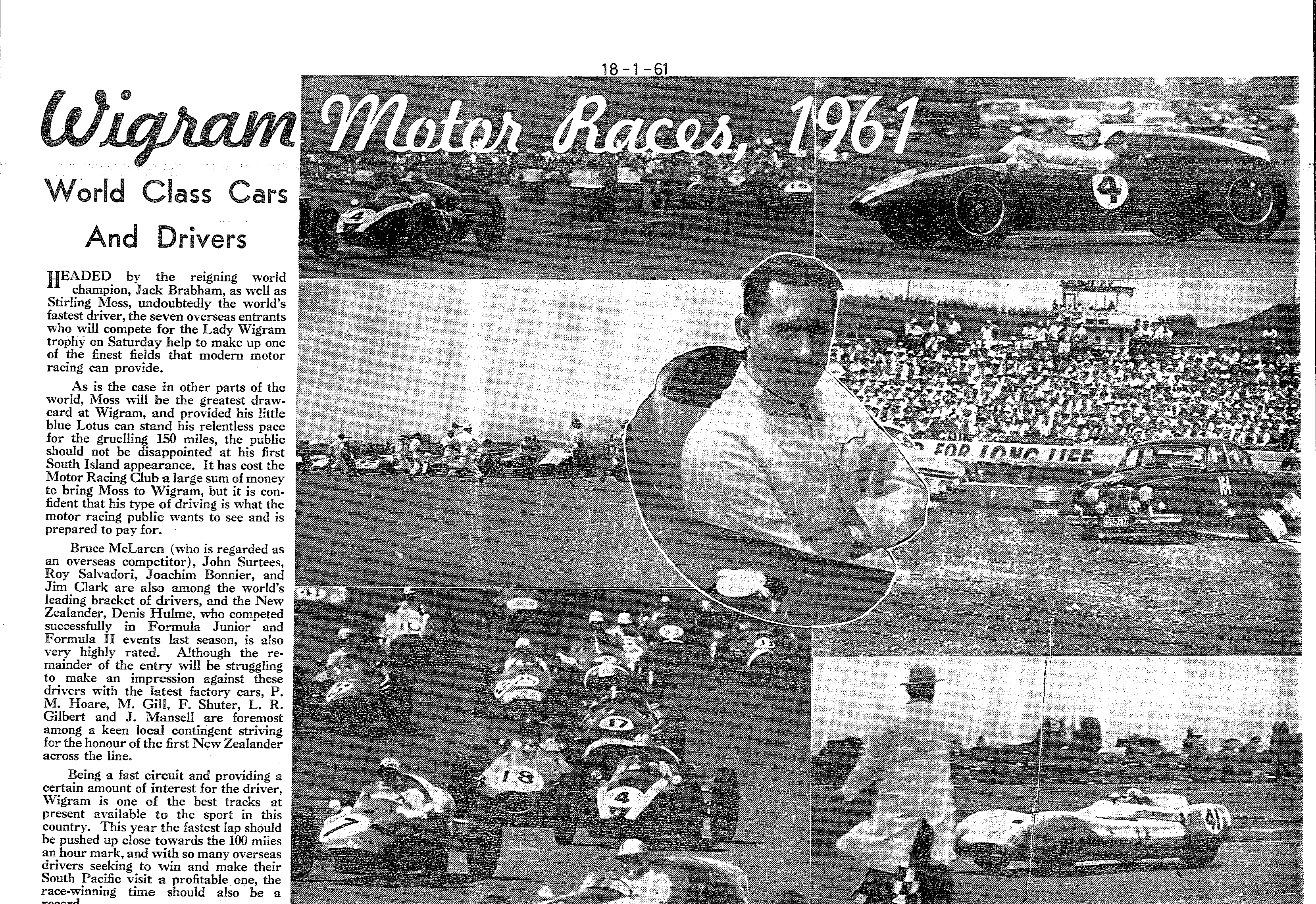 Scan of the clipping page, 18 January 1961