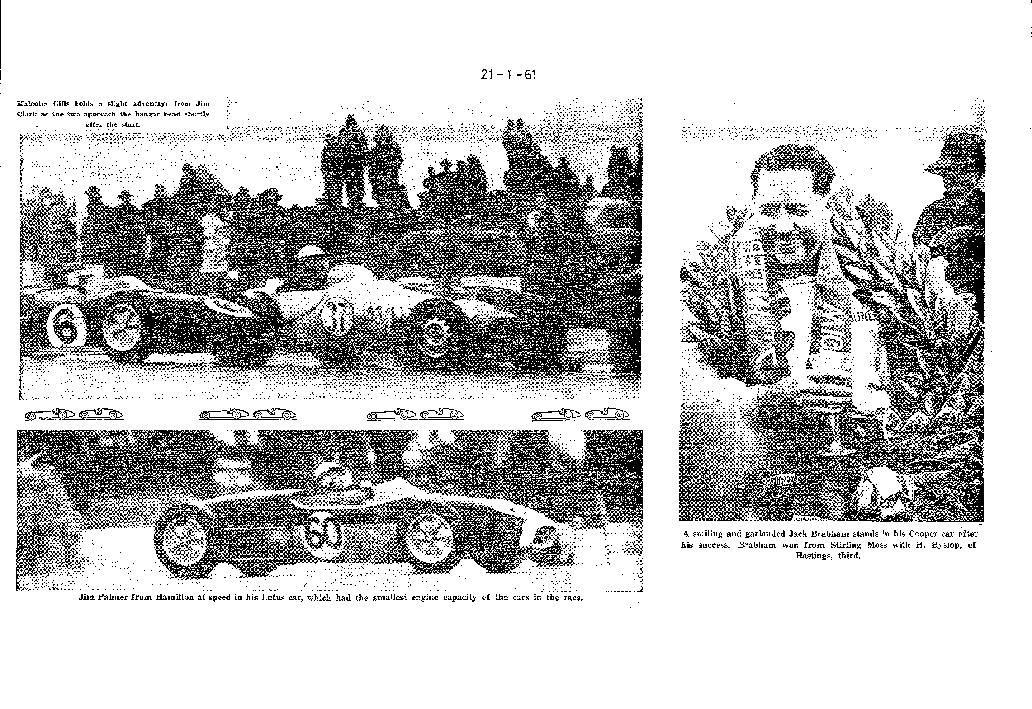 Scan of the clipping page, 21 January 1961