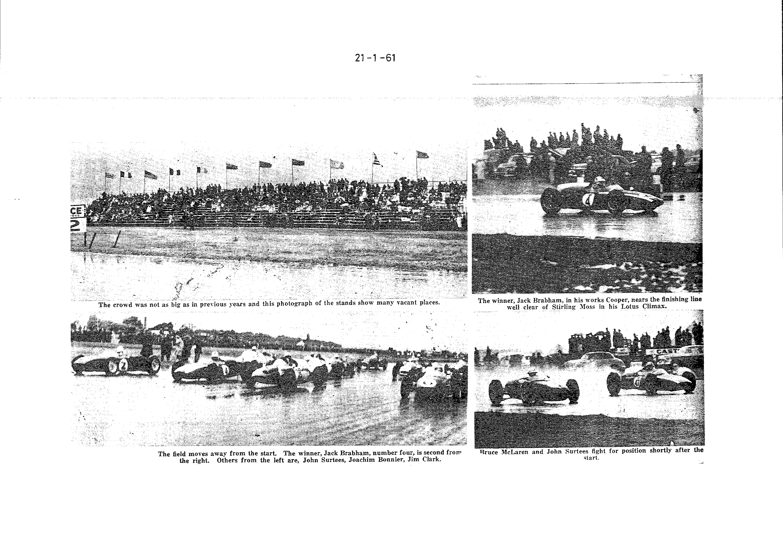 Scan of the clipping page, 21 January 1961
