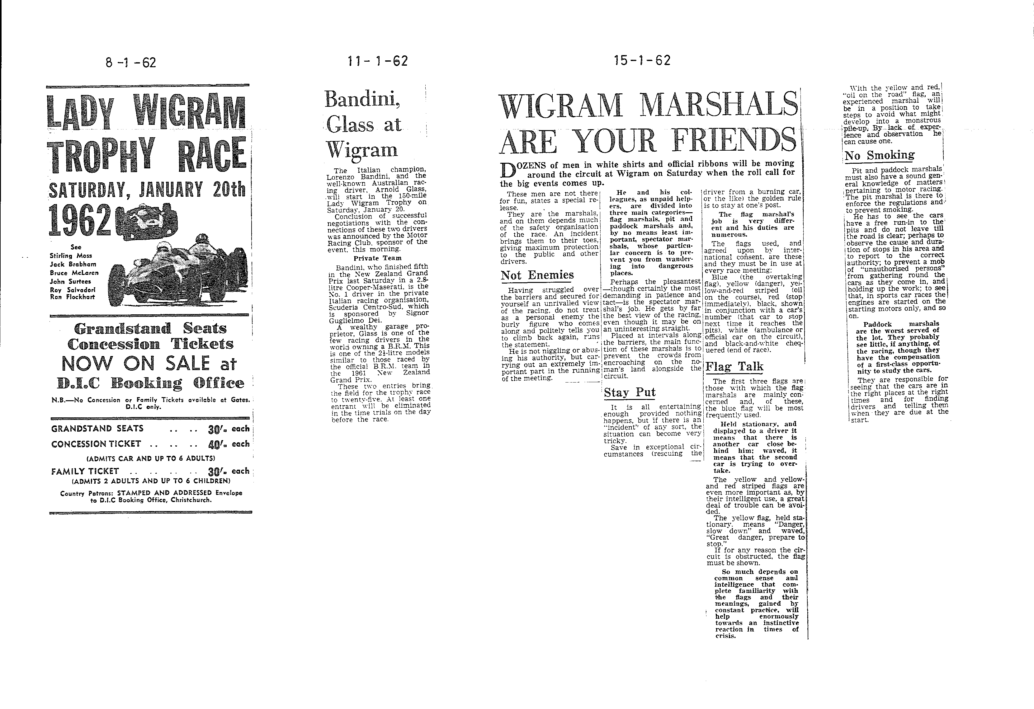 Scan of the clipping page, 8 January 1962