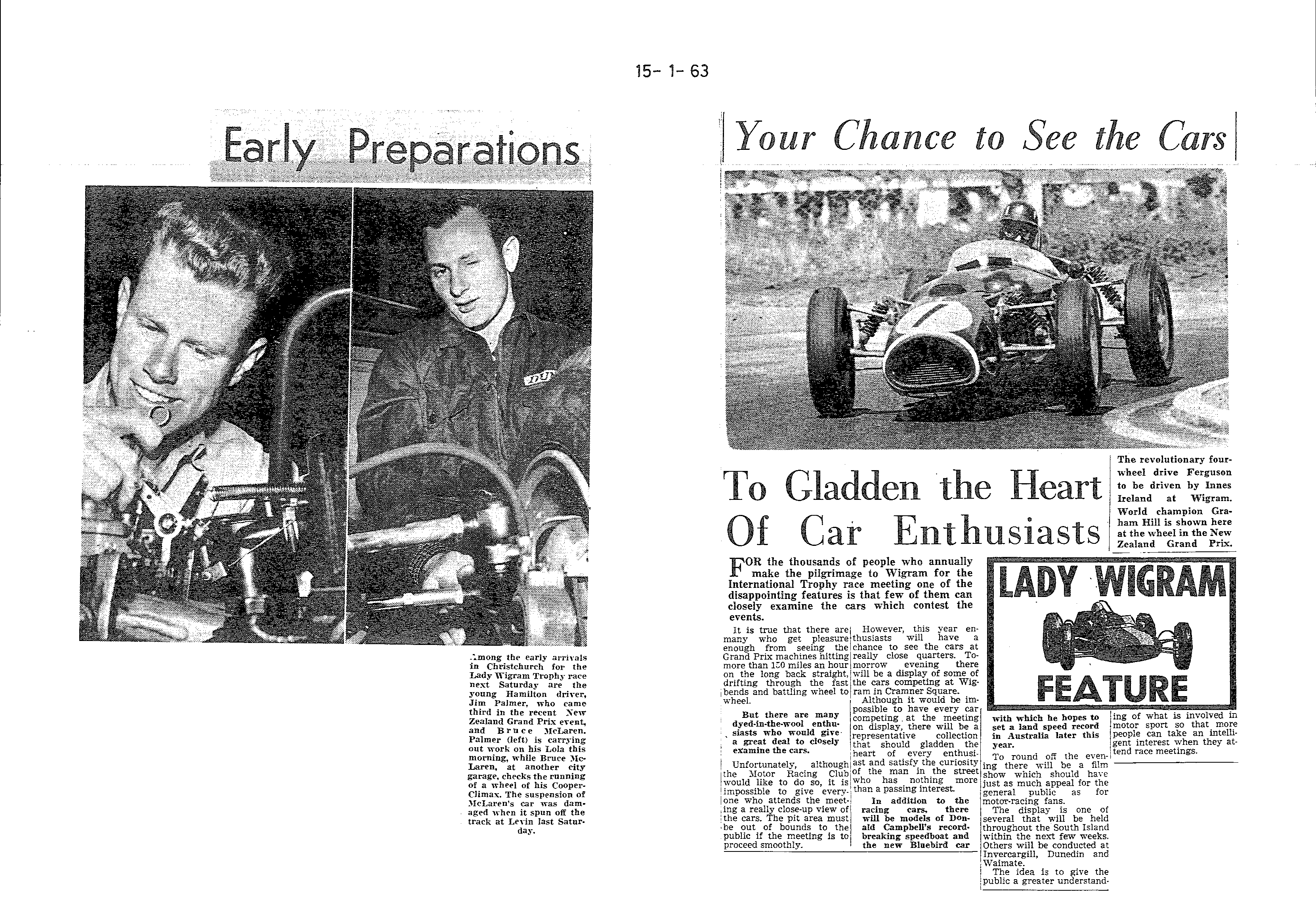 Scan of the clipping page, 15 January 1963