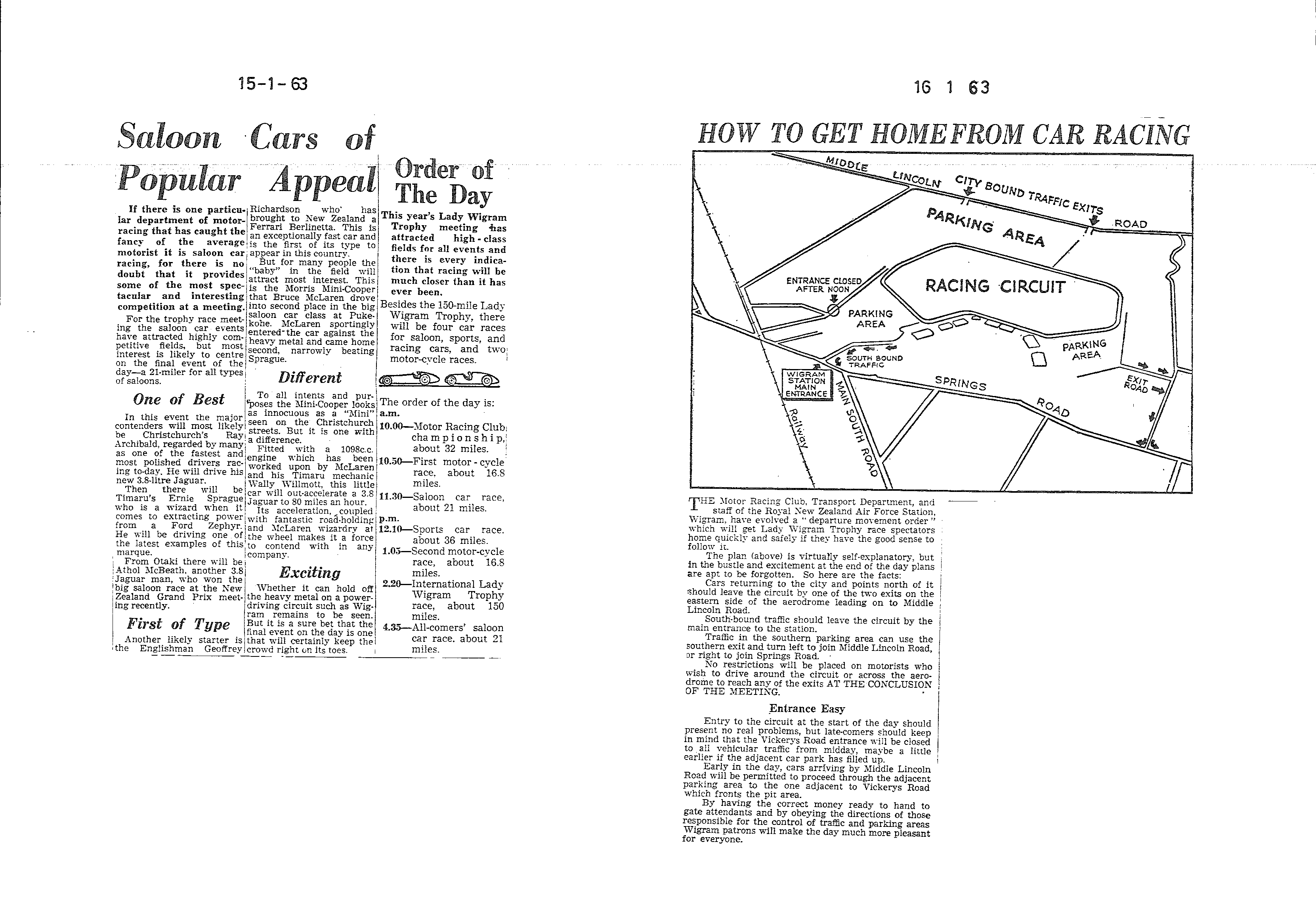 Scan of the clipping page, 15 January 1963