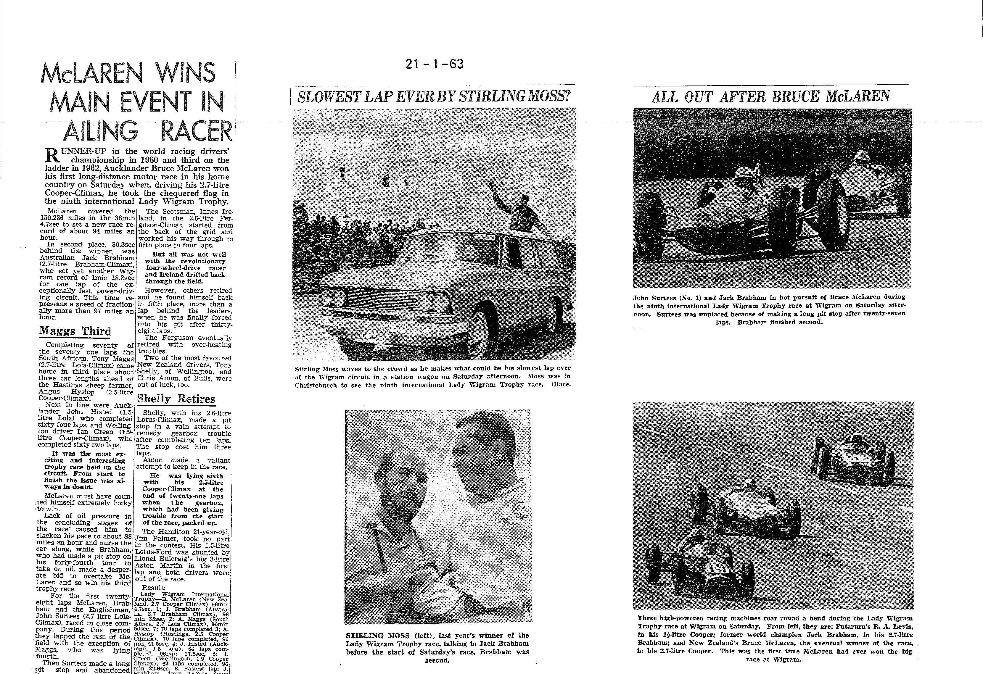 Scan of the clipping page, 21 January 1963
