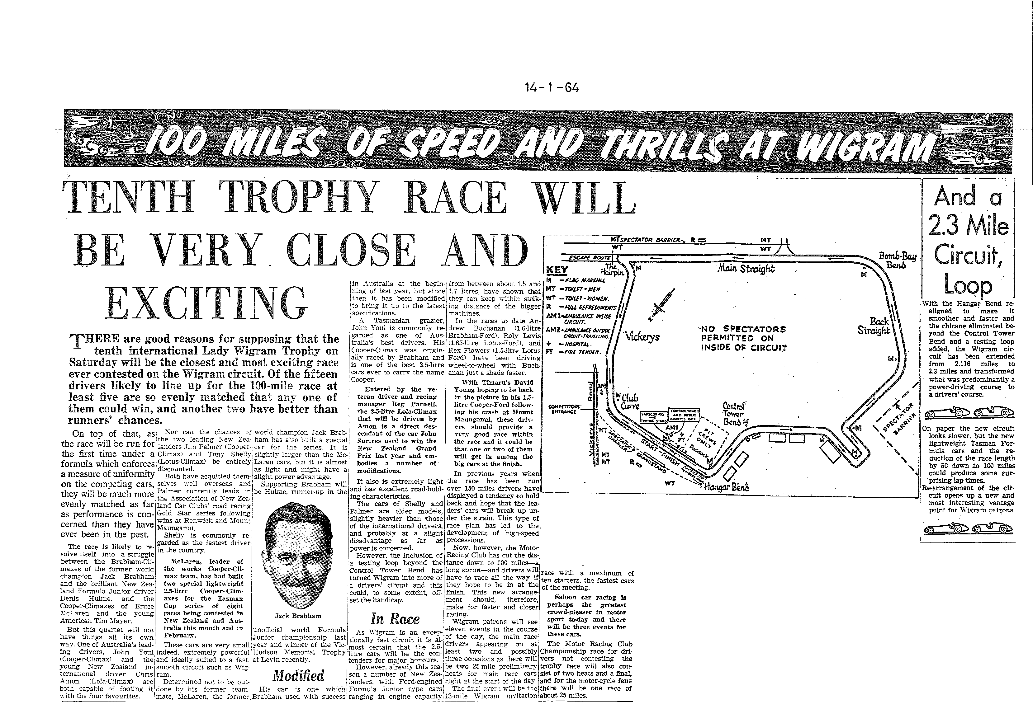 Scan of the clipping page, 14 January 1964