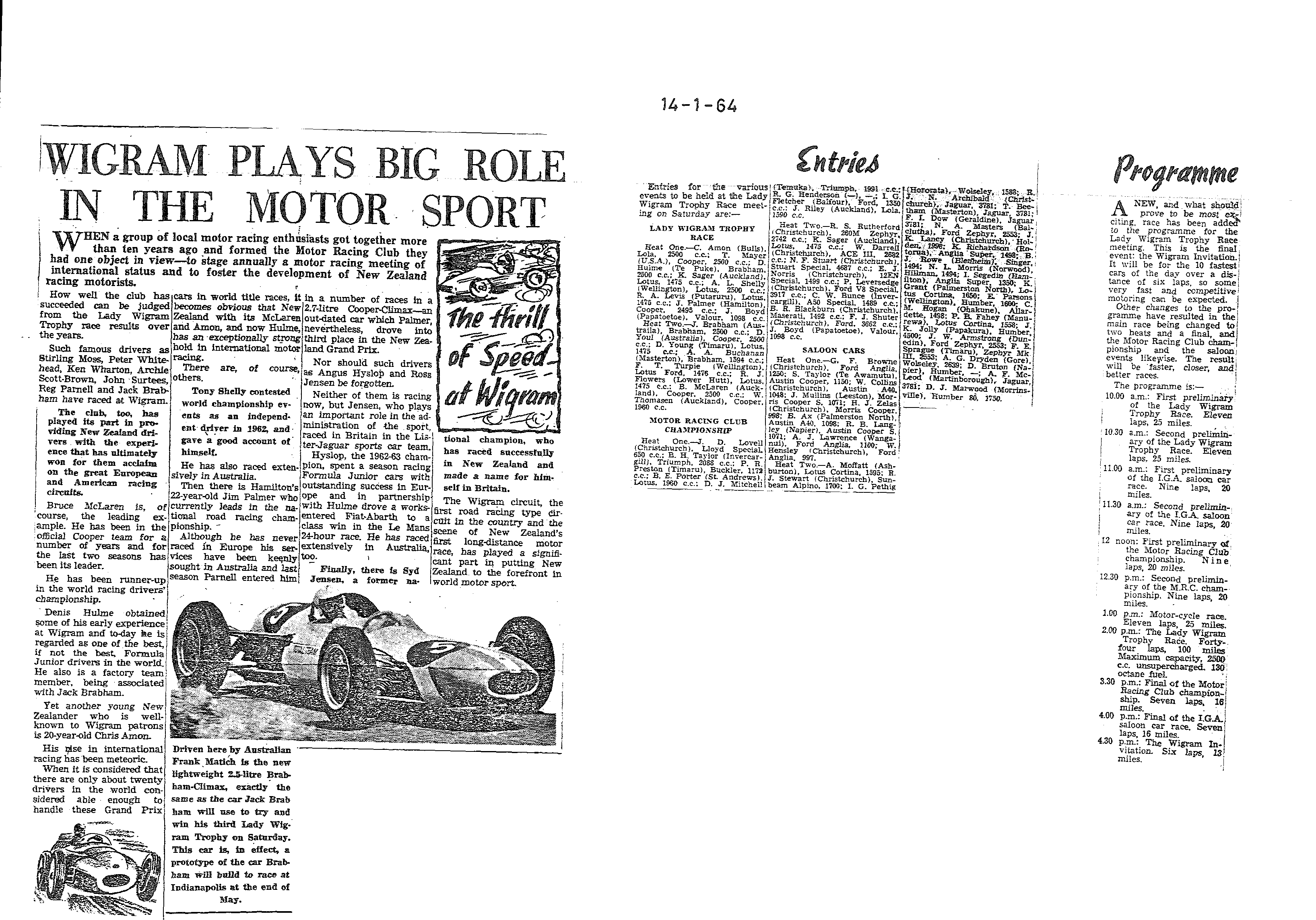 Scan of the clipping page, 14 January 1964