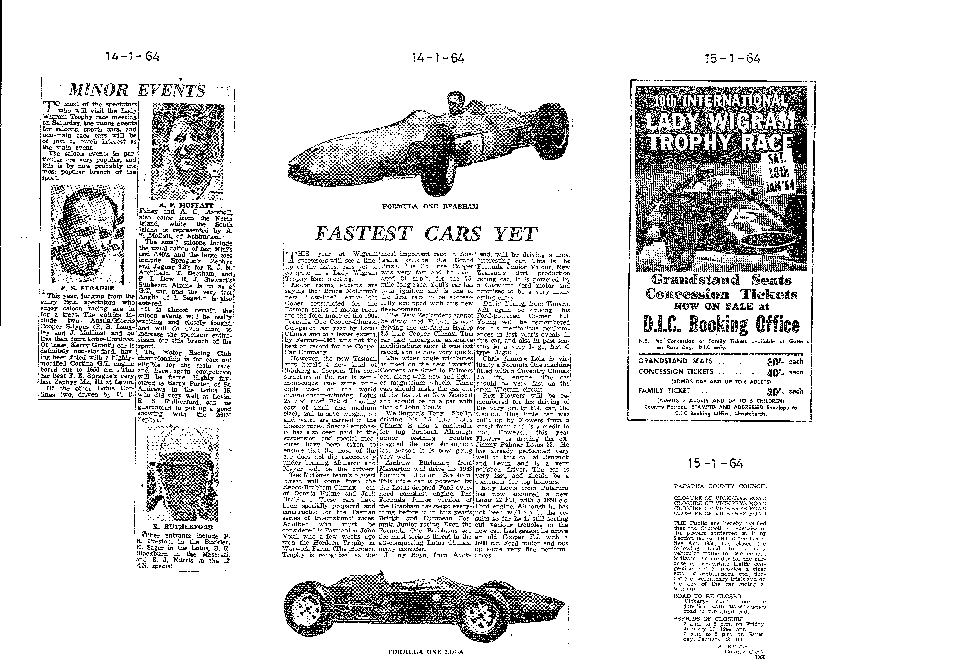 Scan of the clipping page, 14 January 1964