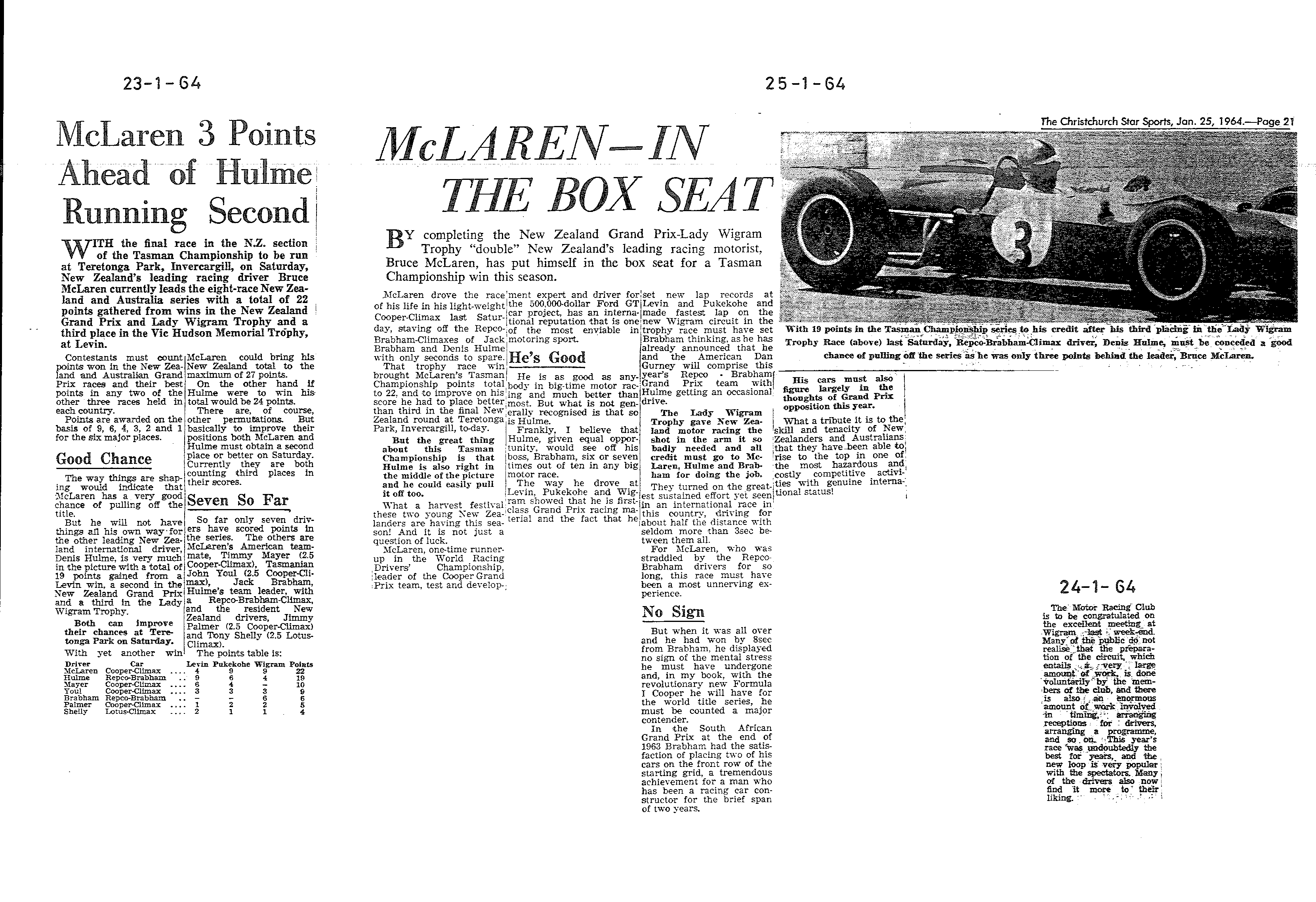 Scan of the clipping page, 23 January 1964