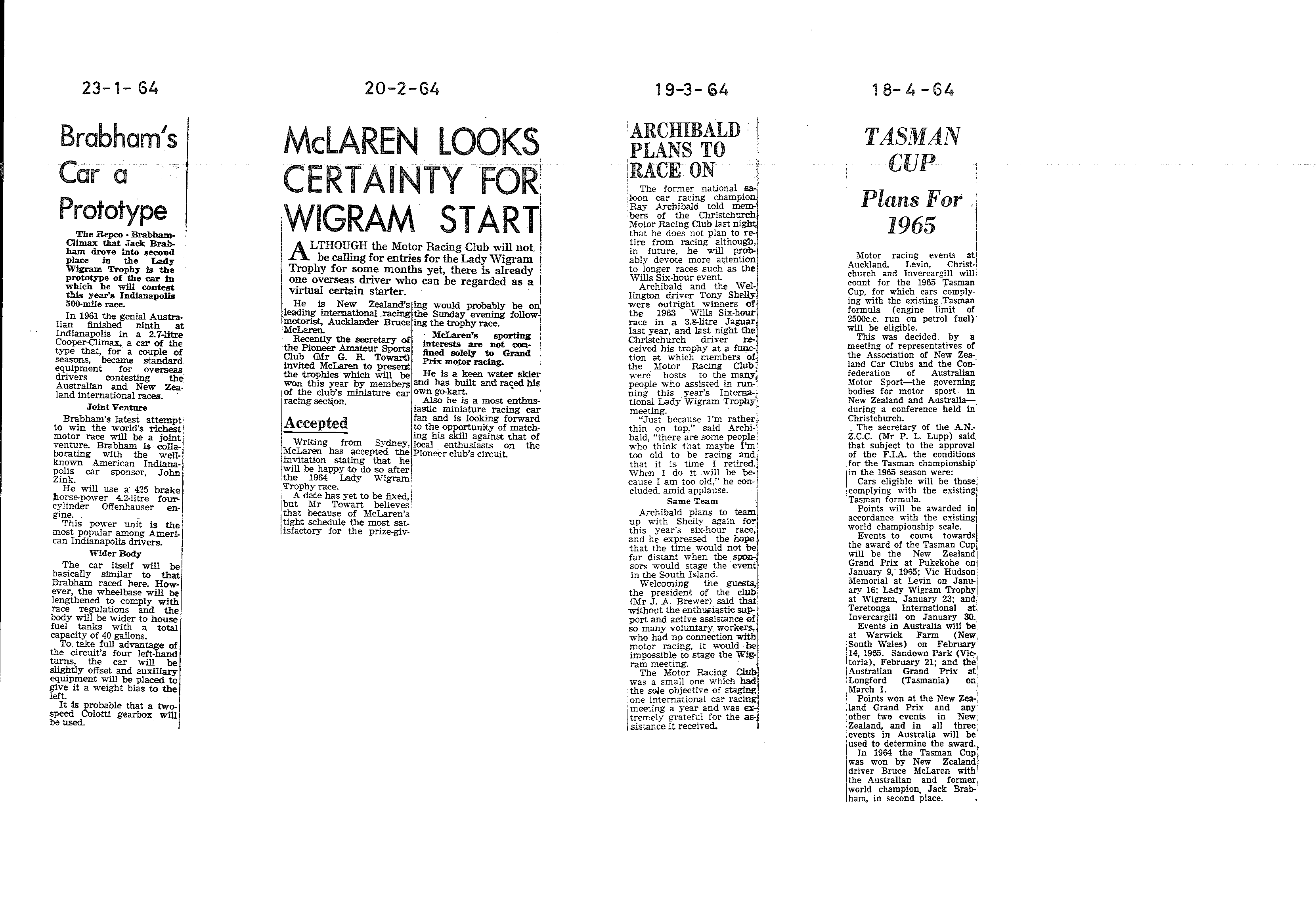 Scan of the clipping page, 23 January 1964