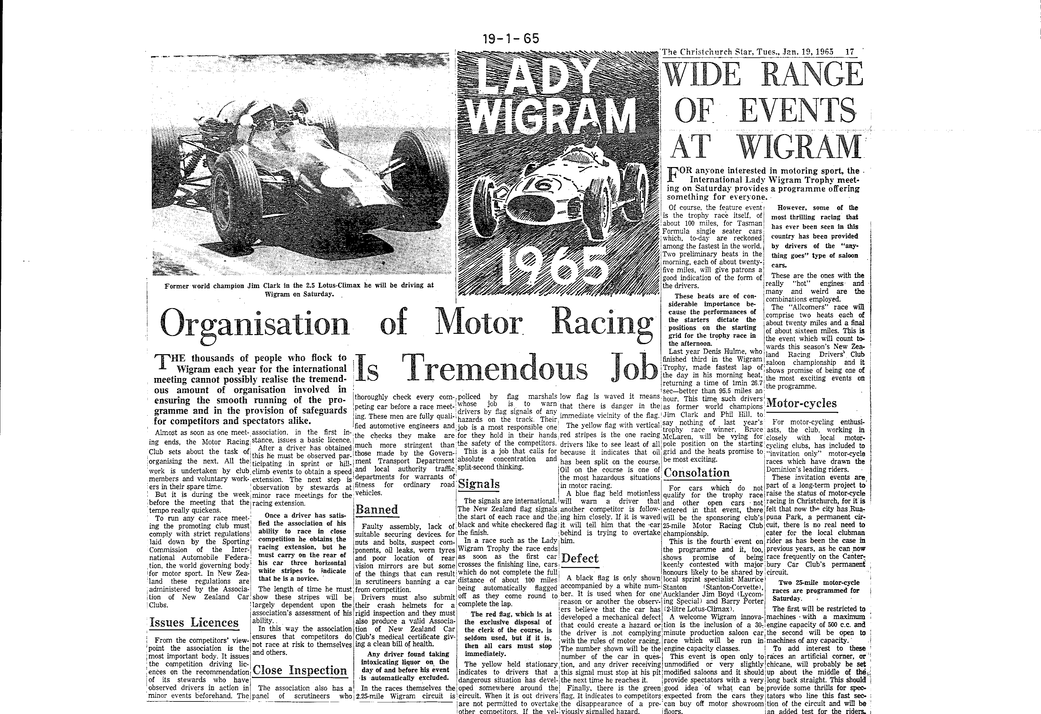 Scan of the clipping page, 19 January 1965