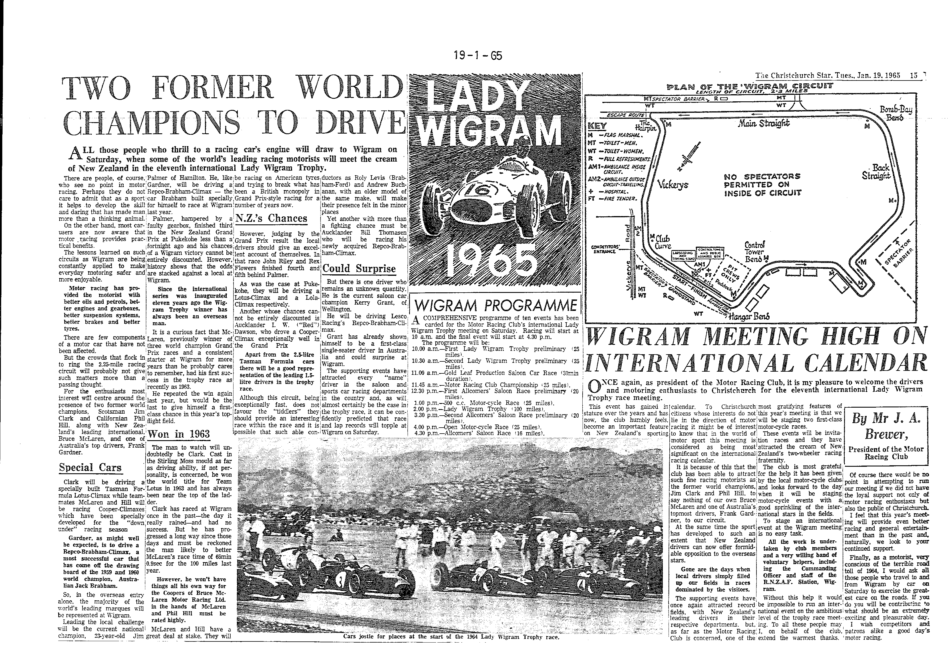 Scan of the clipping page, 19 January 1965