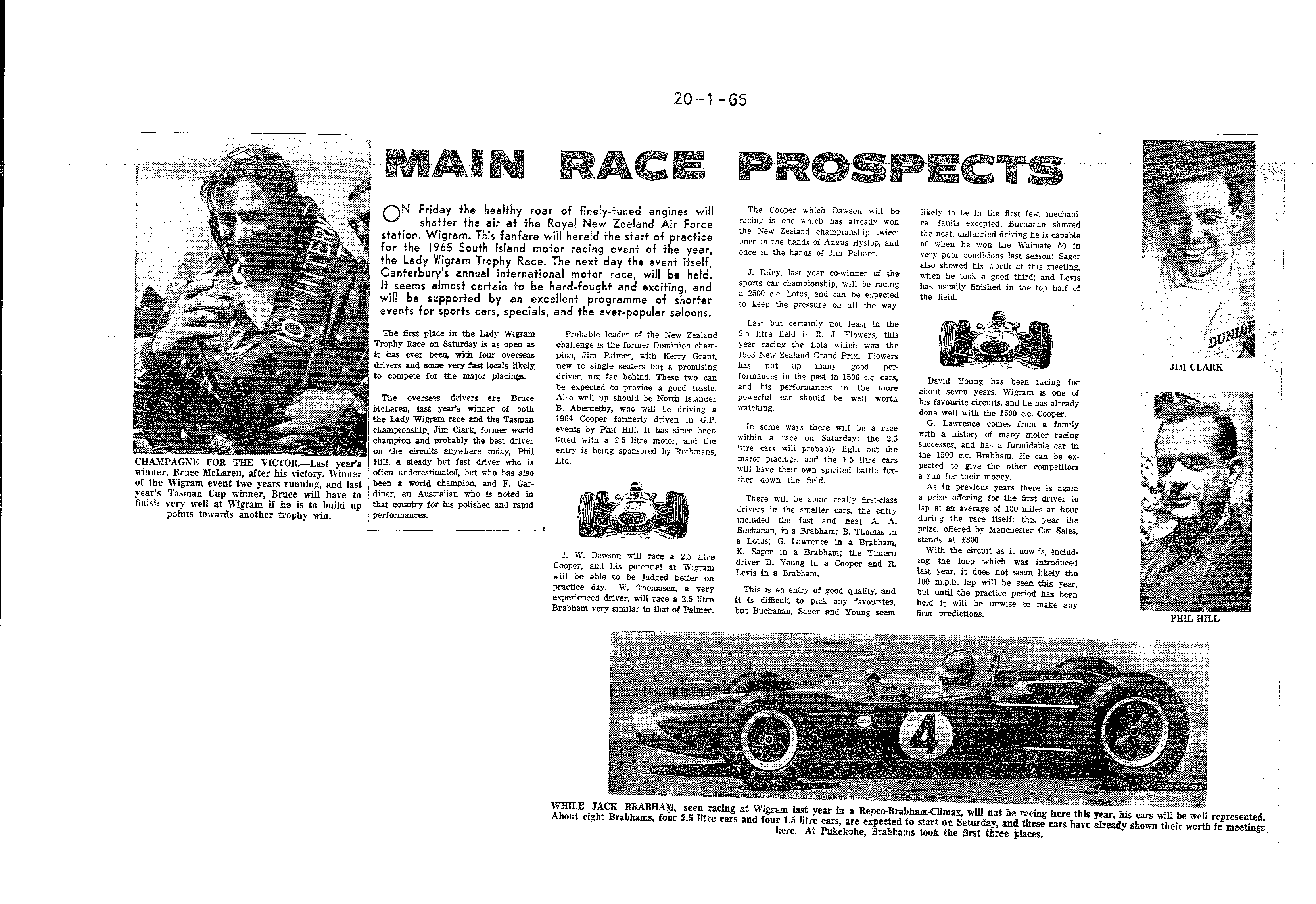Scan of the clipping page, 20 January 1965
