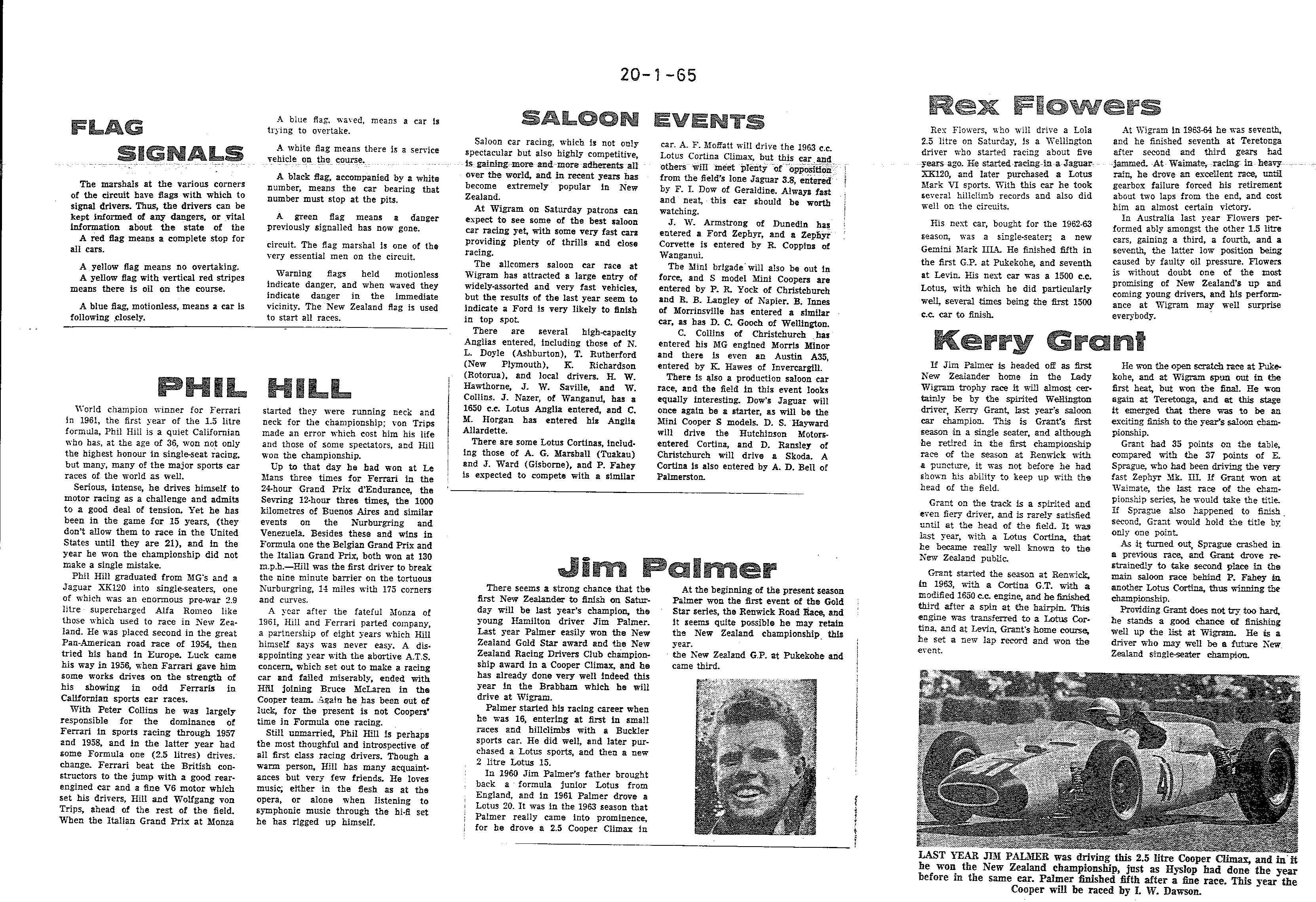 Scan of the clipping page, 20 January 1965