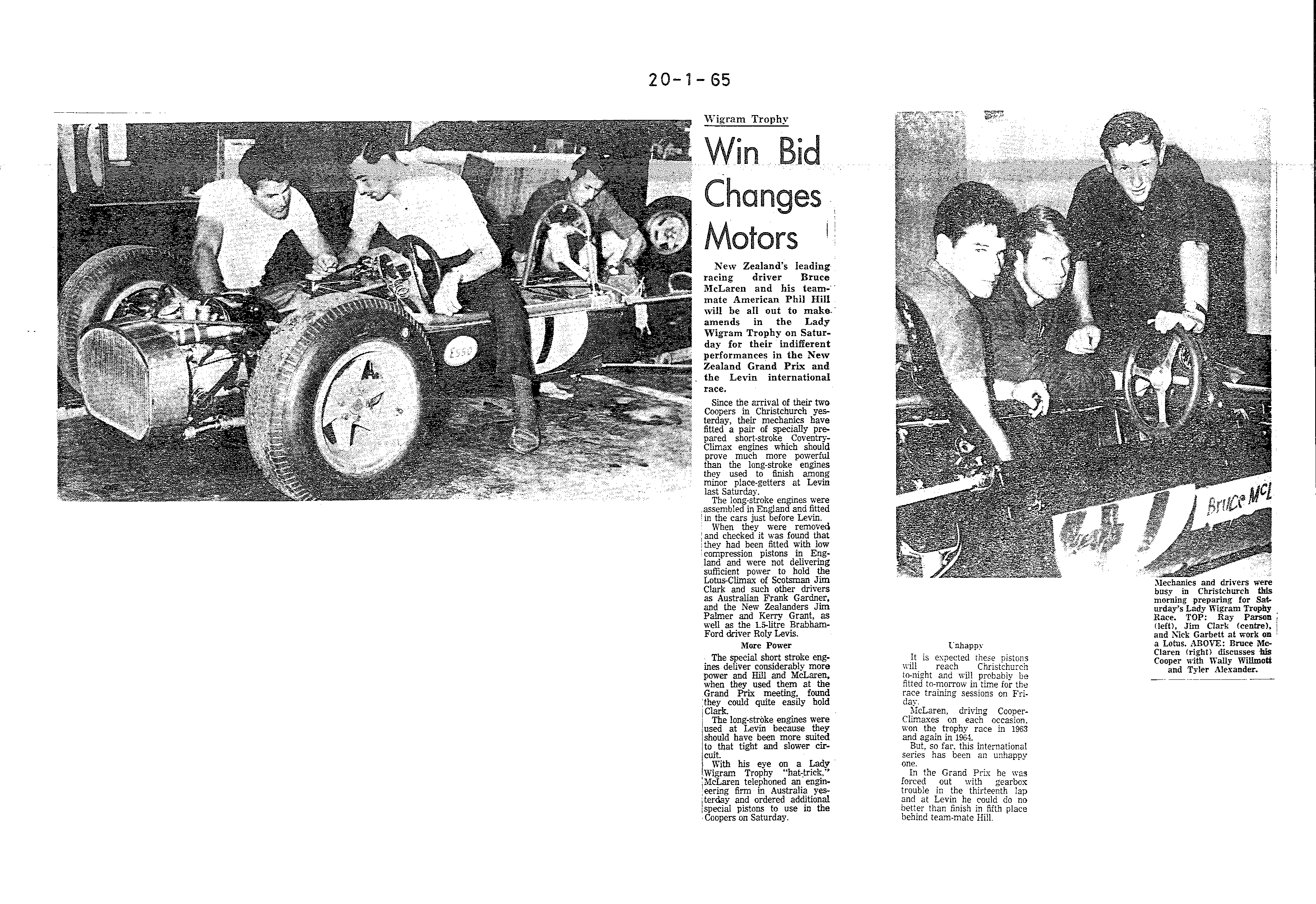 Scan of the clipping page, 20 January 1965