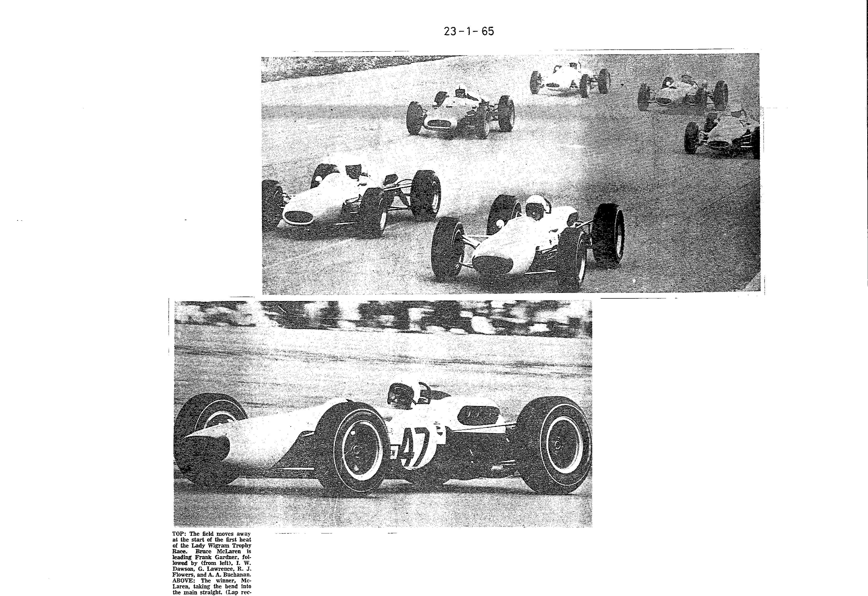 Scan of the clipping page, 23 January 1965