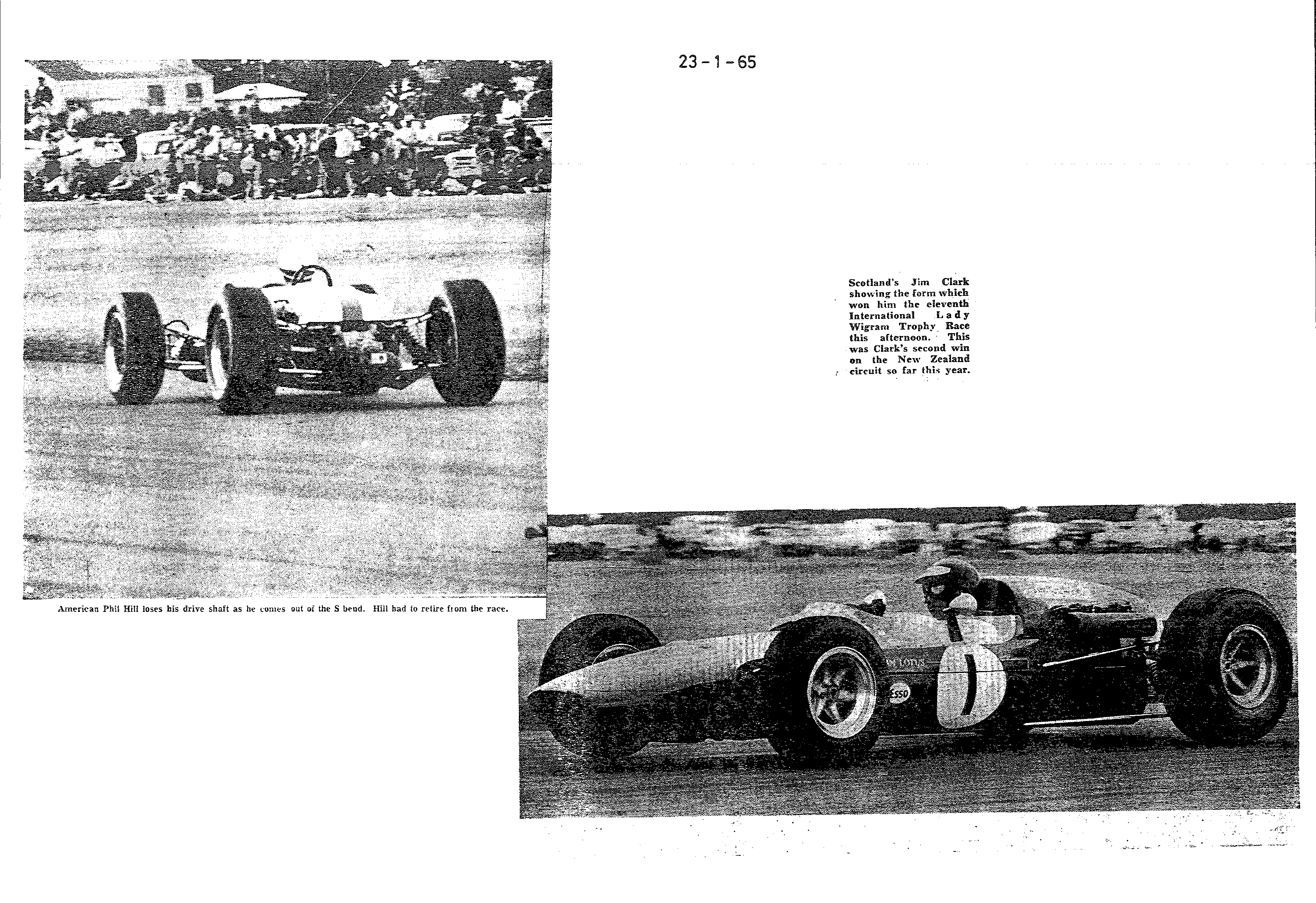 Scan of the clipping page, 23 January 1965
