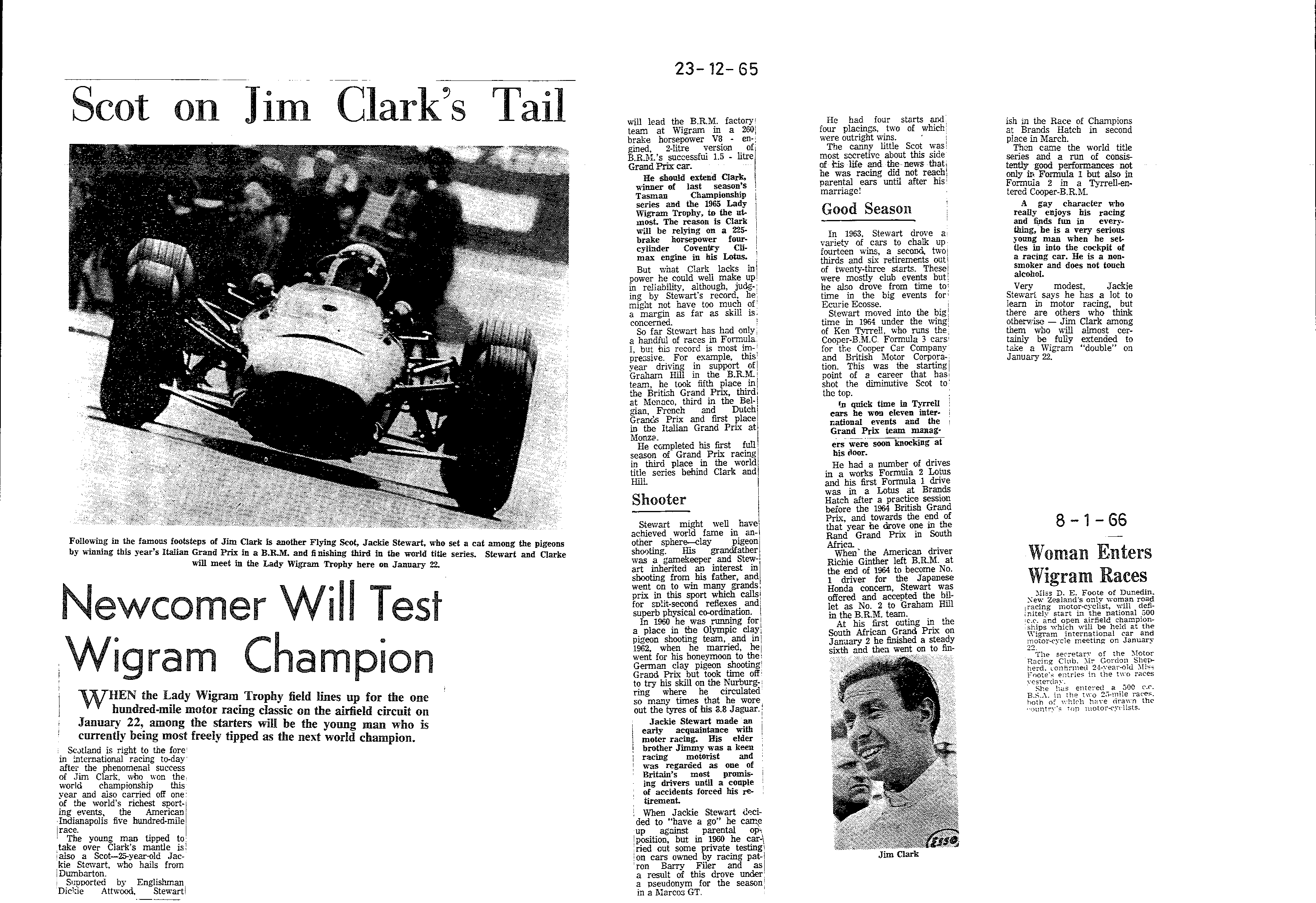 Scan of the clipping page, 23 December 1965