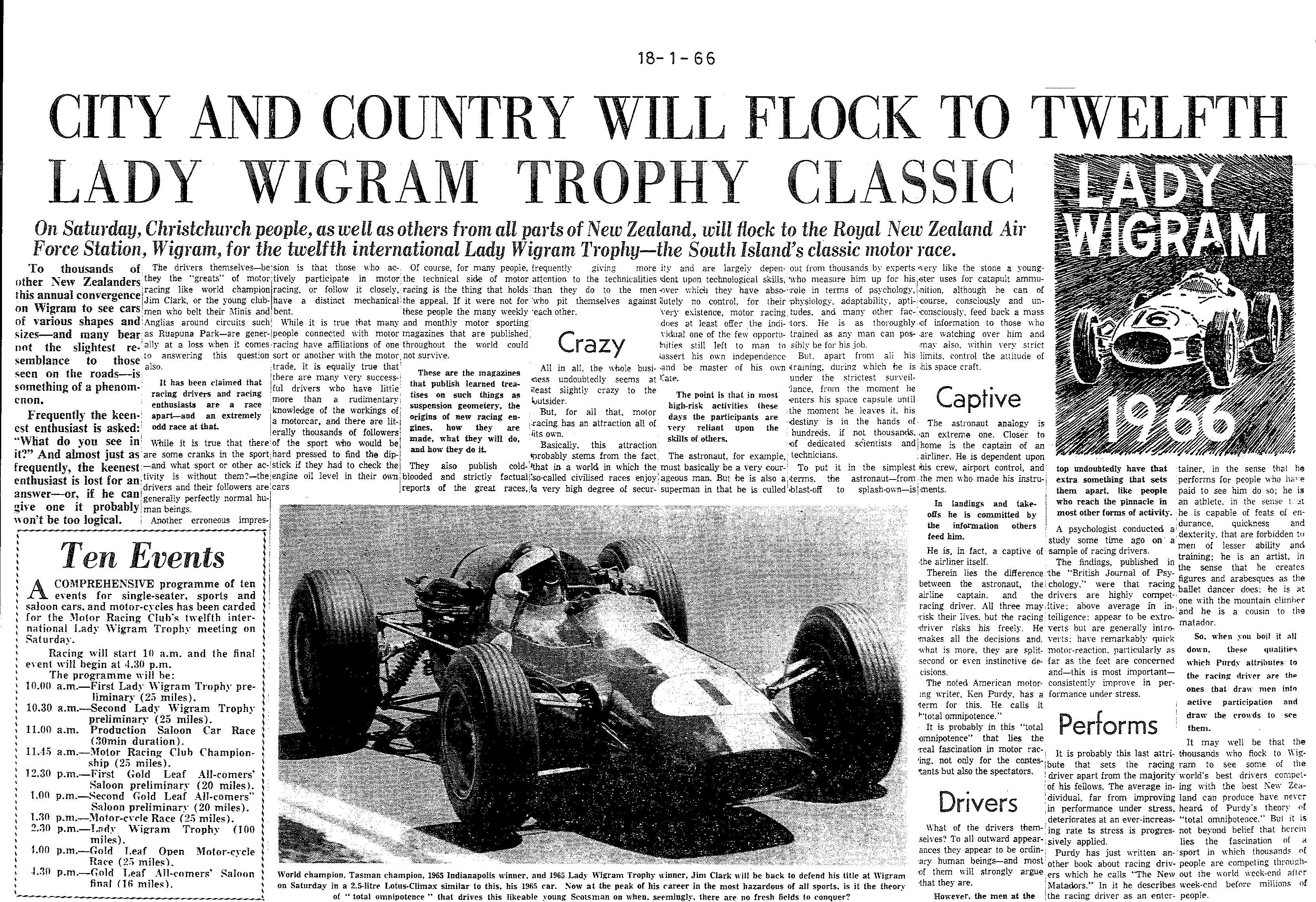 Scan of the clipping page, 18 January 1966