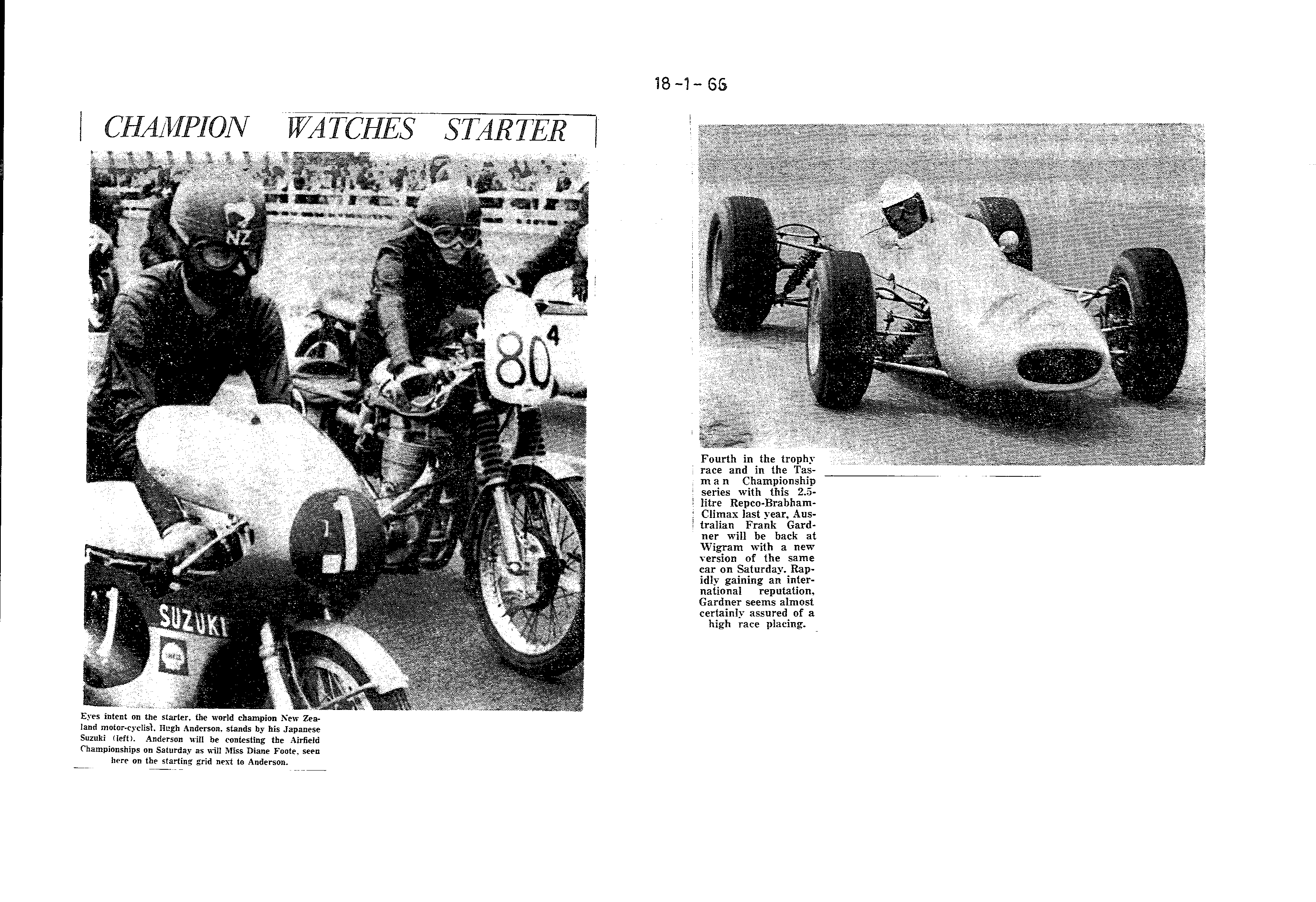 Scan of the clipping page, 18 January 1966