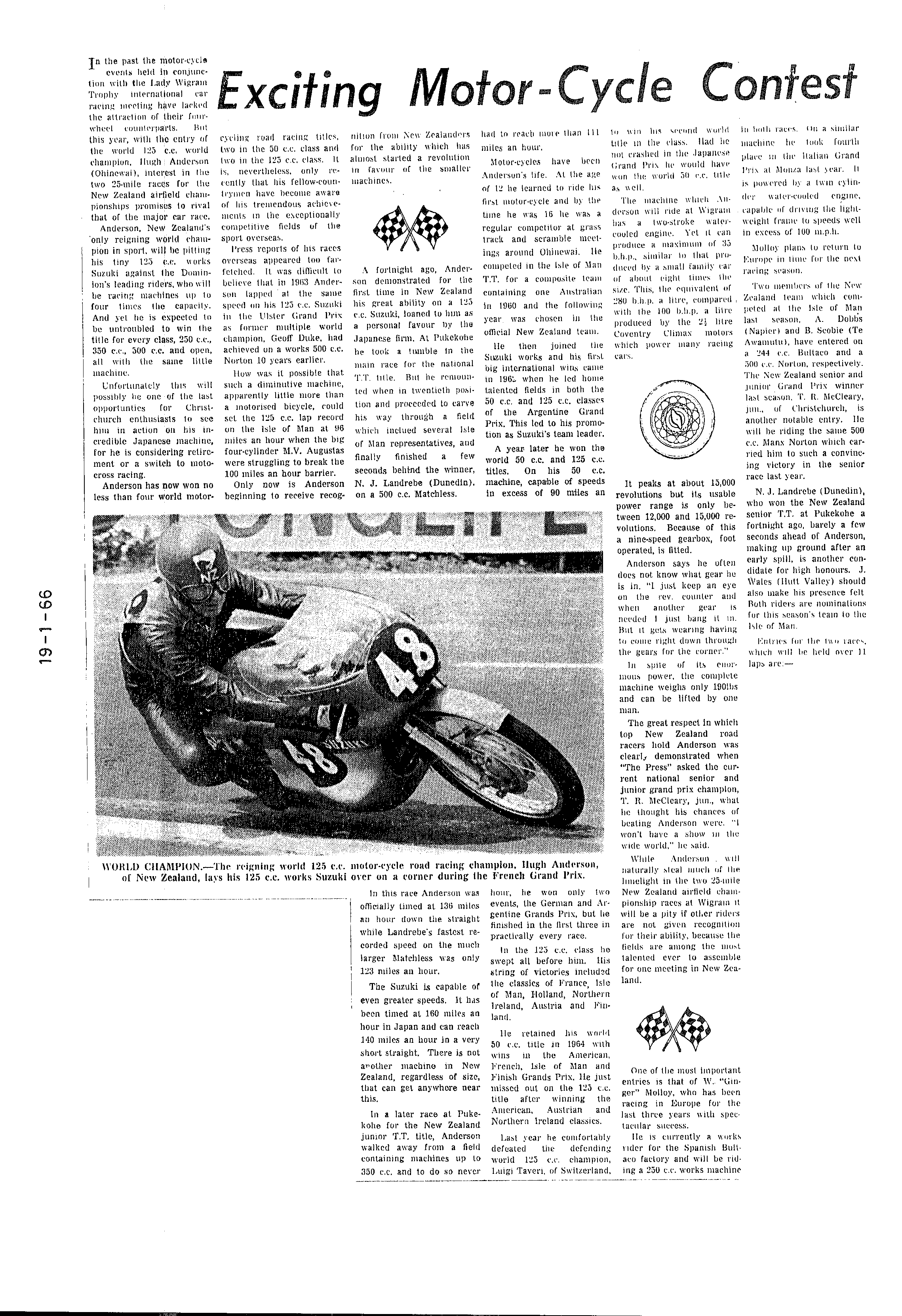 Scan of the clipping page, 19 January 1966