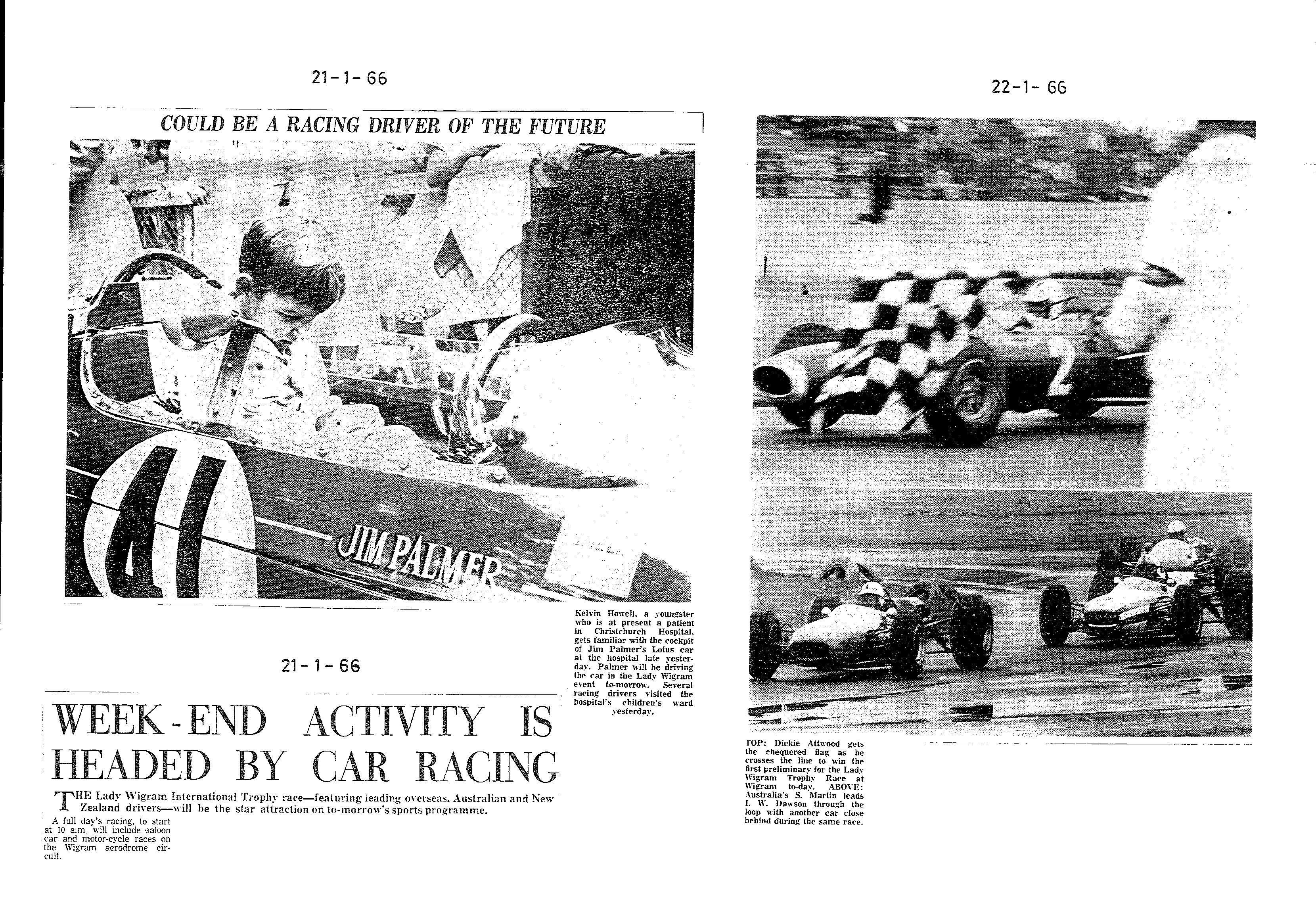 Scan of the clipping page, 21 January 1966