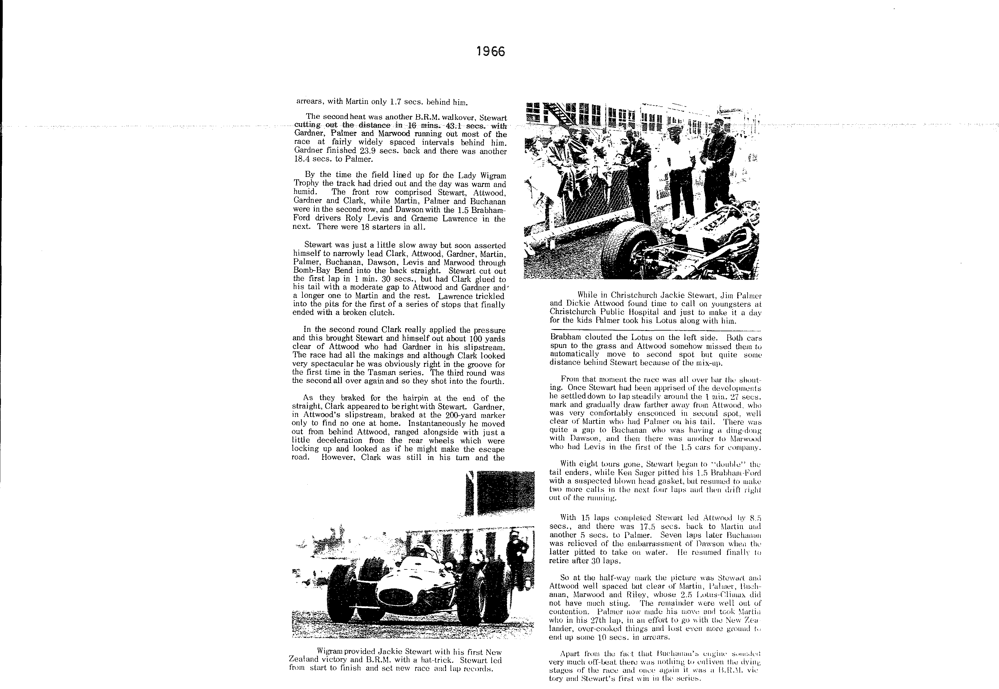 Scan of the clipping page, January 1966
