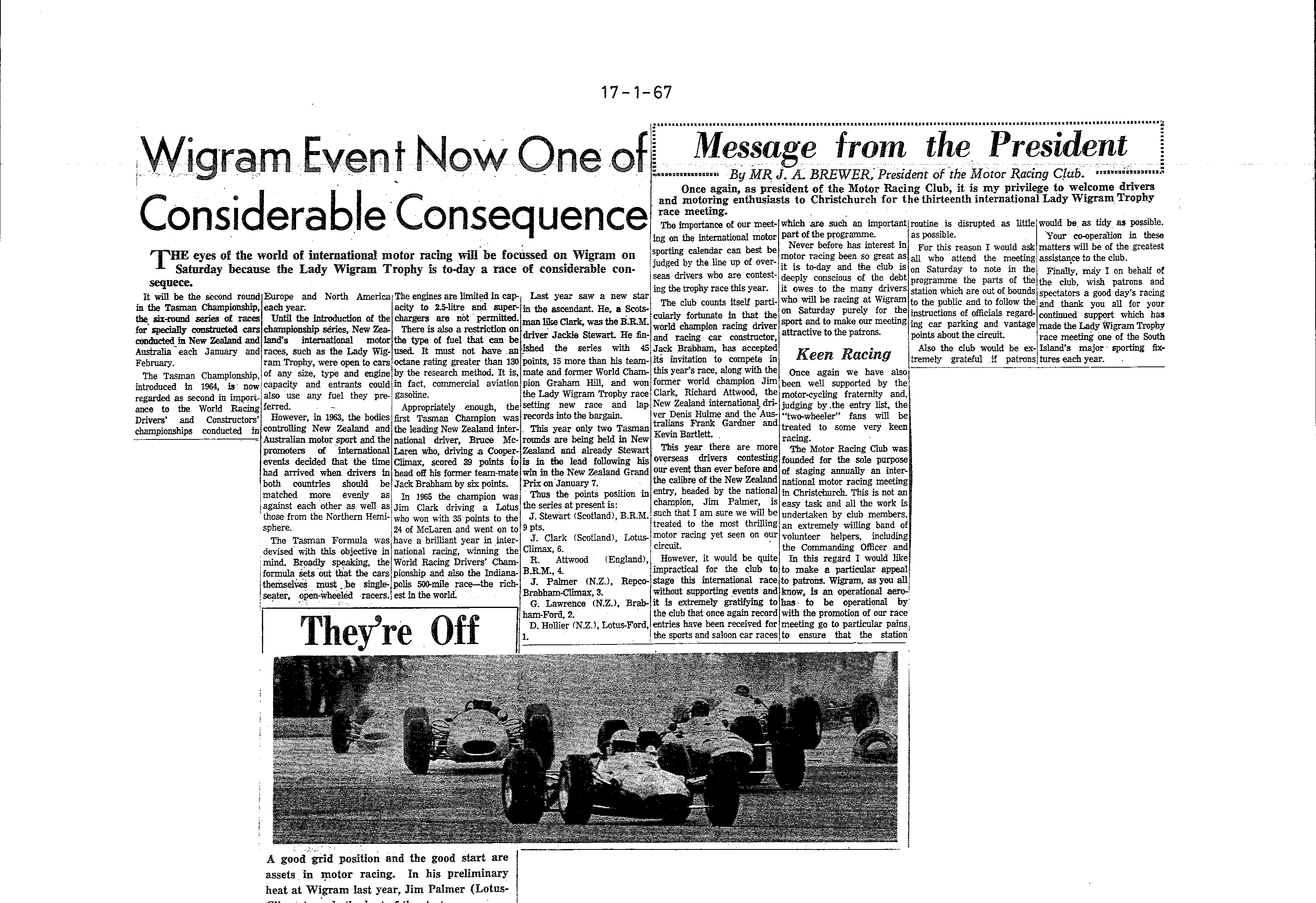 Scan of the clipping page, 17 January 1967