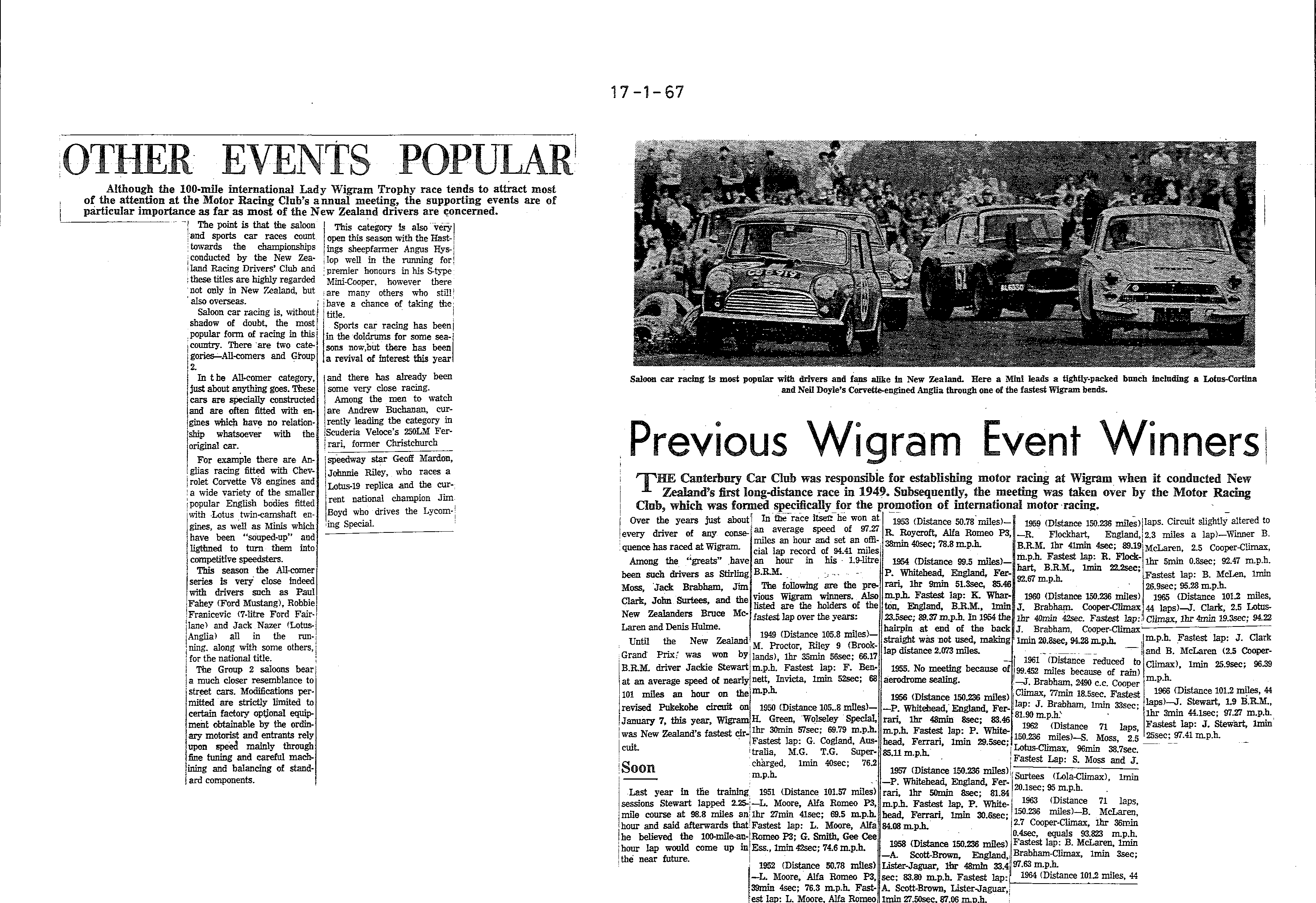 Scan of the clipping page, 17 January 1967